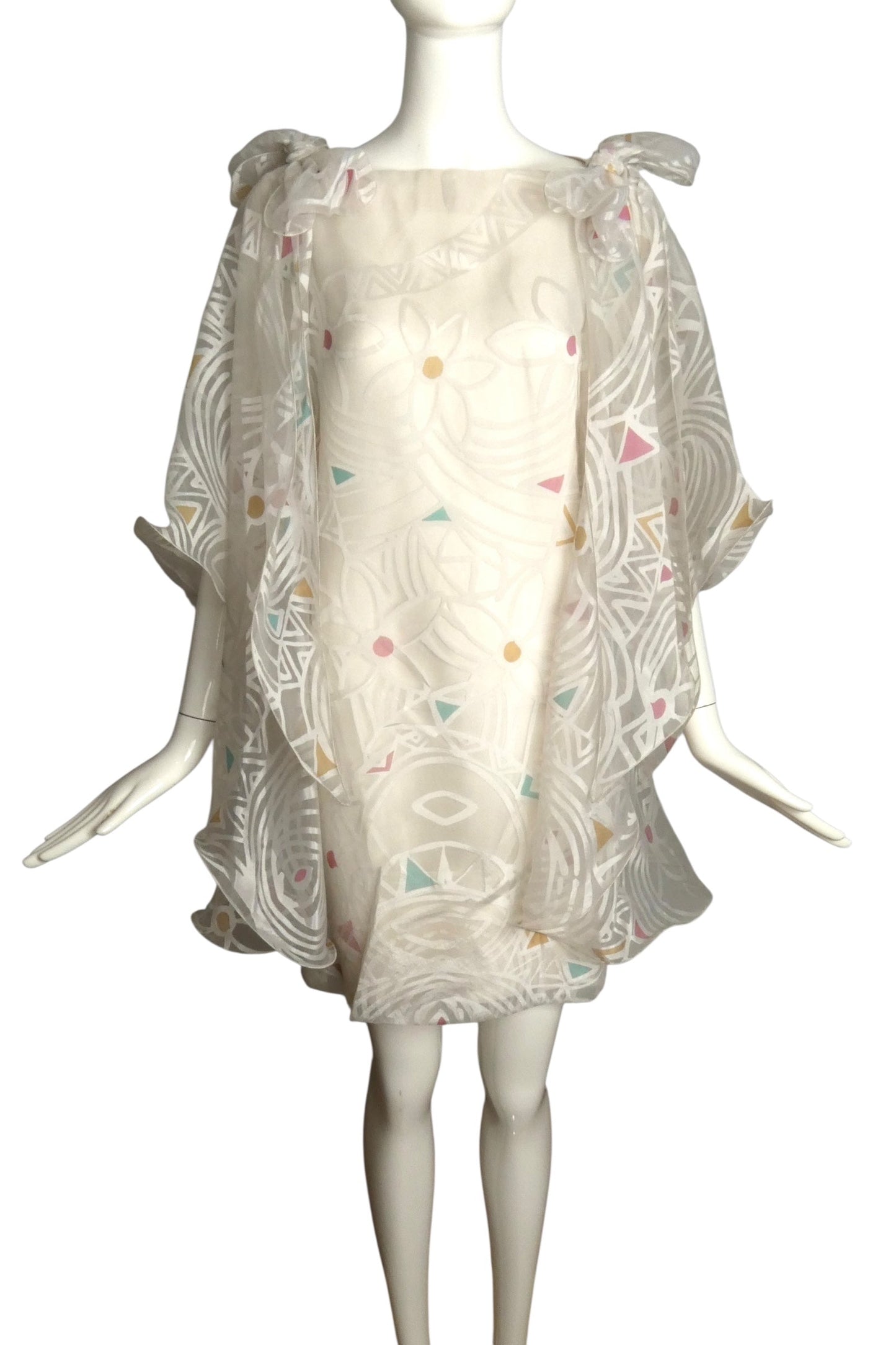 PIERRE CARDIN - 1998 Silk Organza Dress, Size-8
