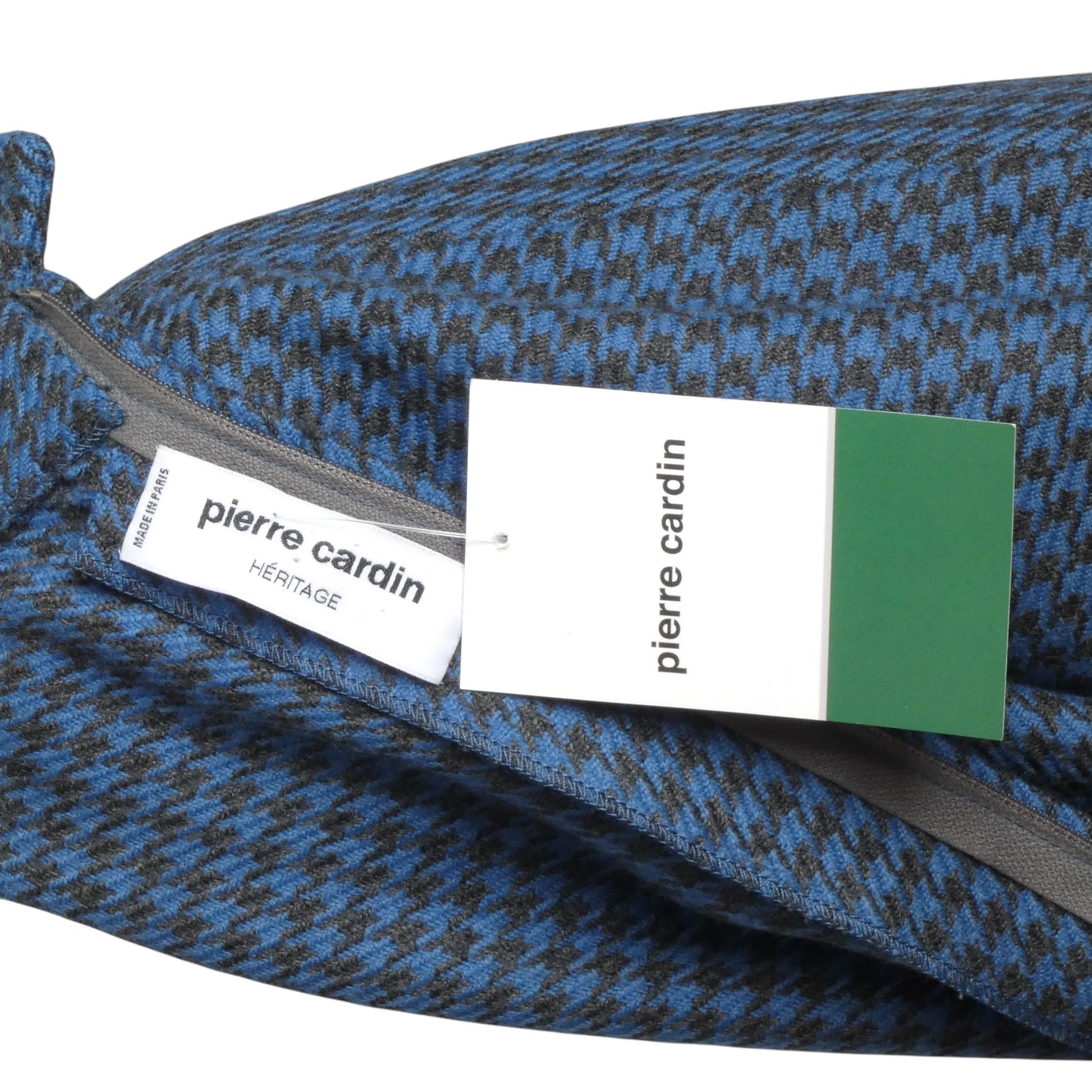 PIERRE CARDIN BOUTIQUE-1985 Wool Houndstooth Tunic, Size-6