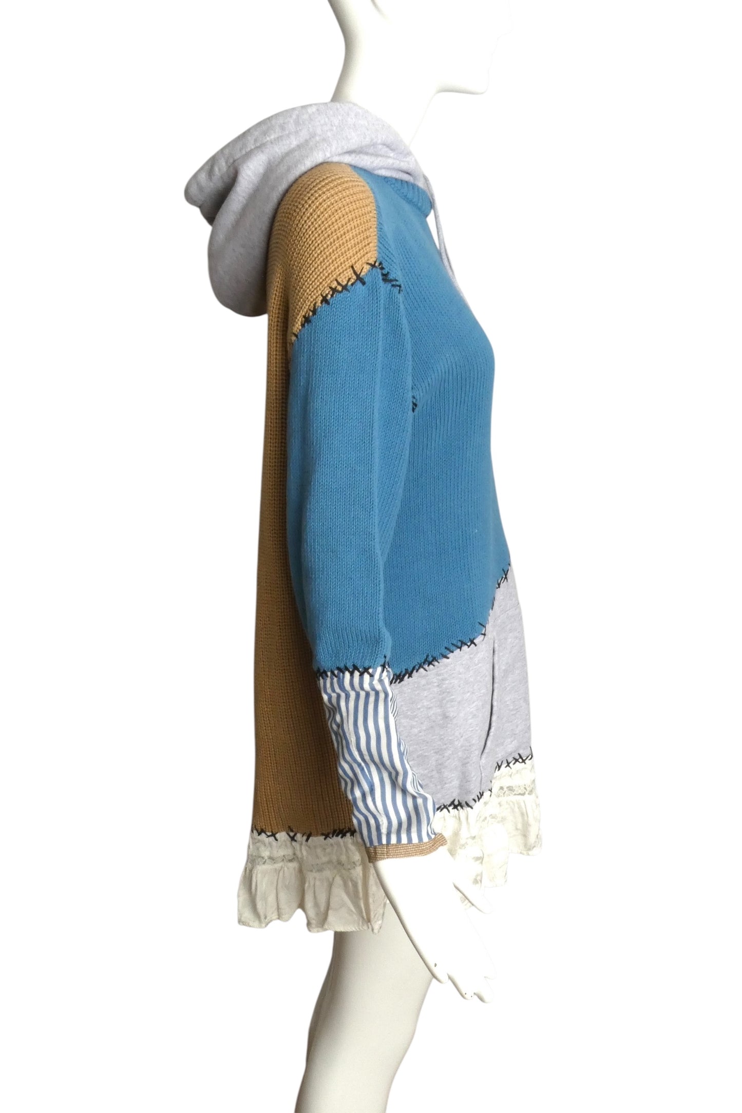 MOSCHINO COUTURE- NWT 2020 Fabric Block Sweater Dress, Size 2