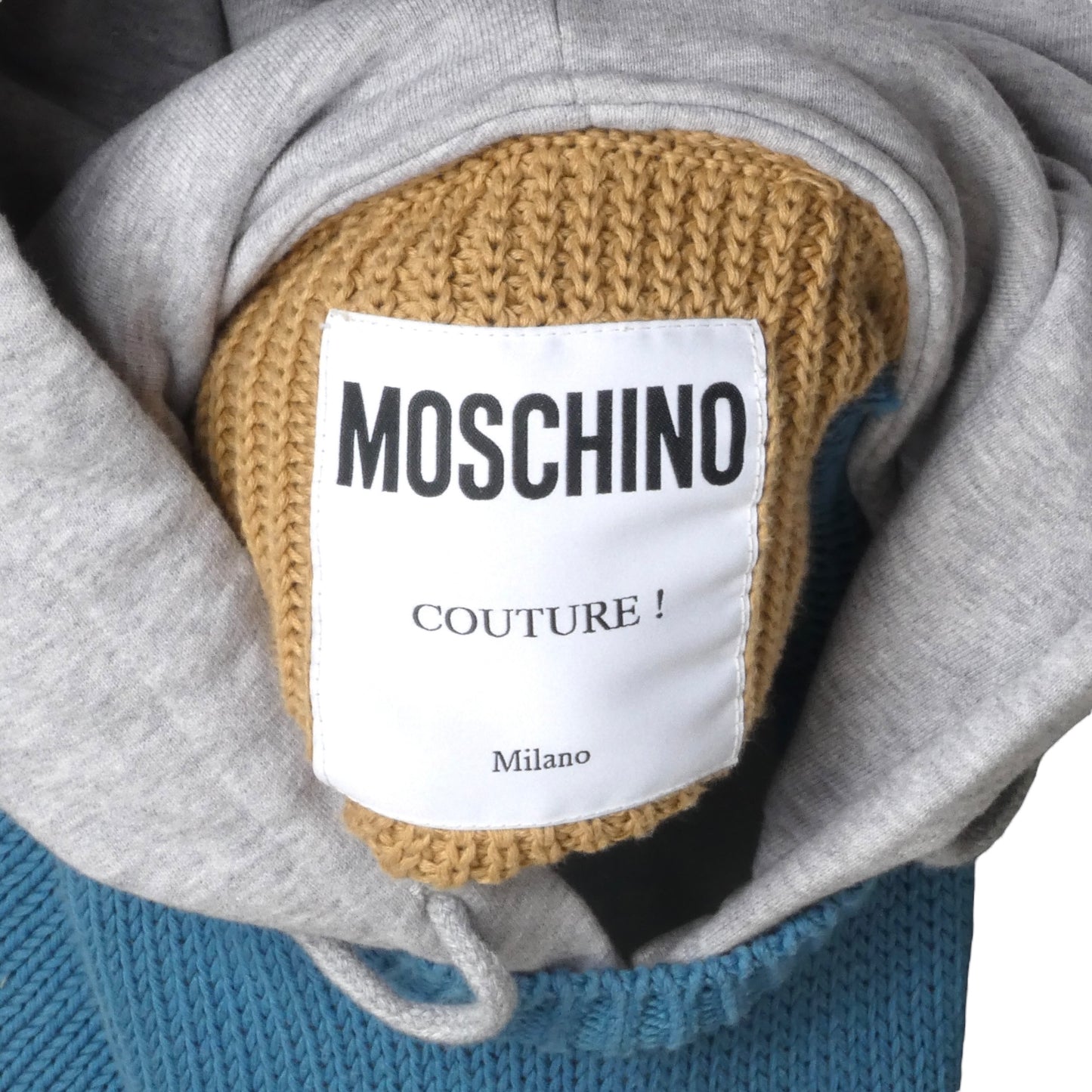 MOSCHINO COUTURE- NWT 2020 Fabric Block Sweater Dress, Size 2