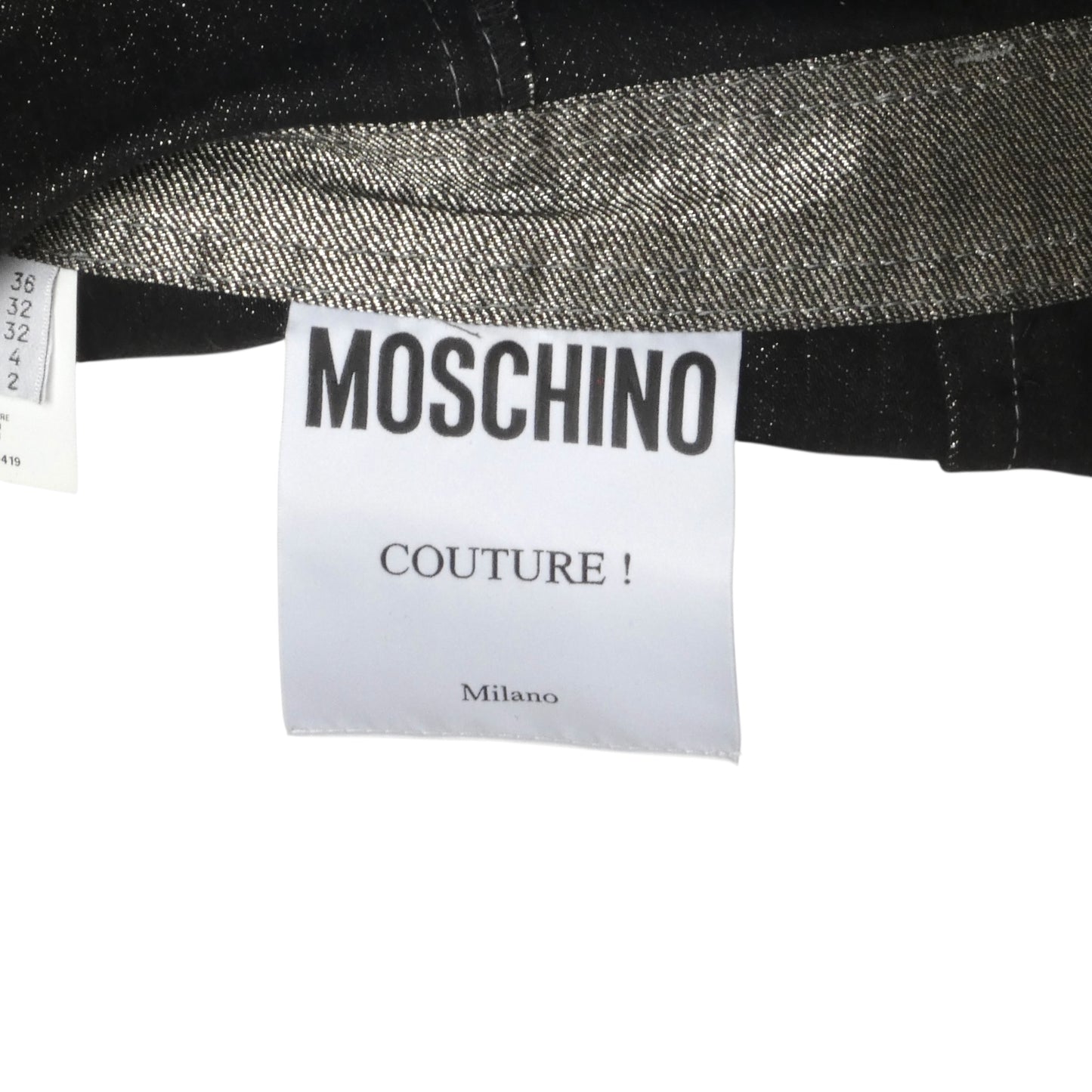MOSCHINO COUTURE- NWT 2016 Silver Metallic Overall Dress, Size 2