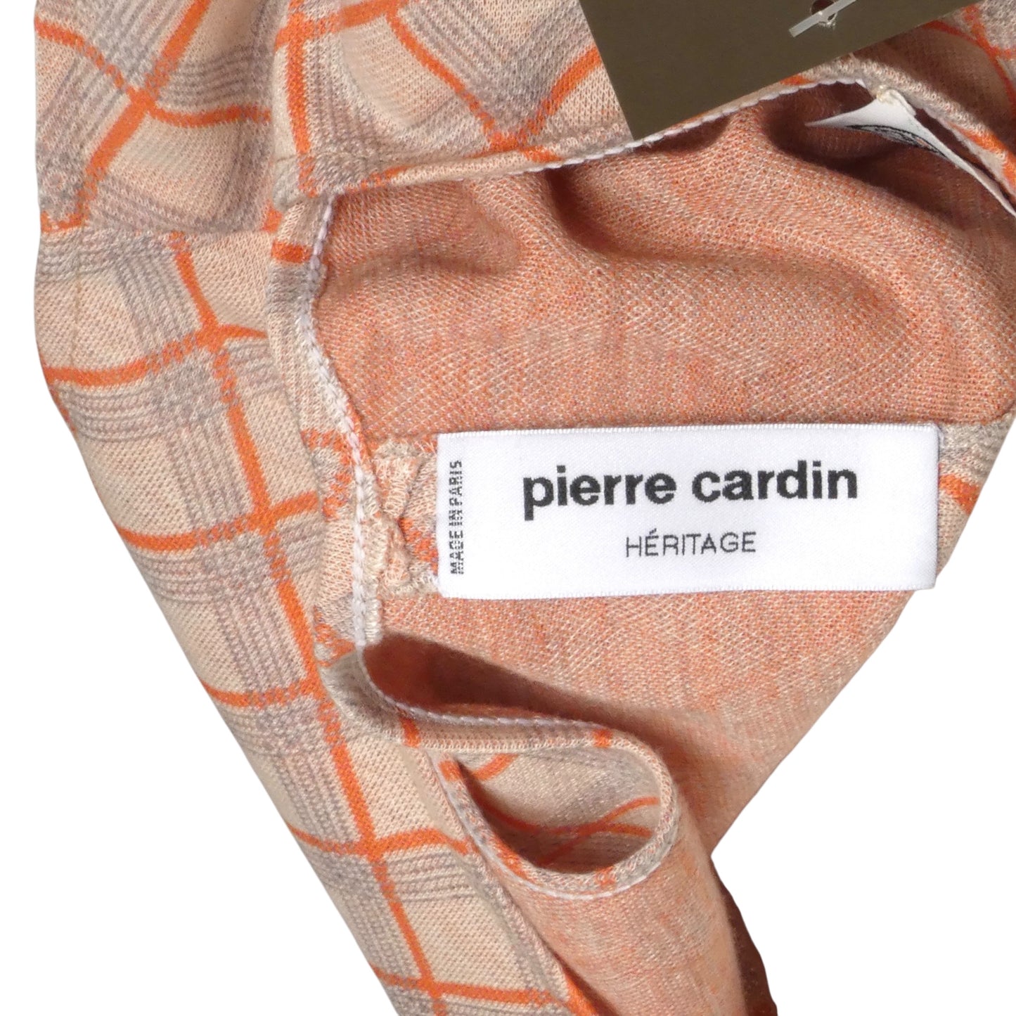 PIERRE CARDIN BOUTIQUE-2008 2pc Peach Knit Skirt Ensemble, Size-4
