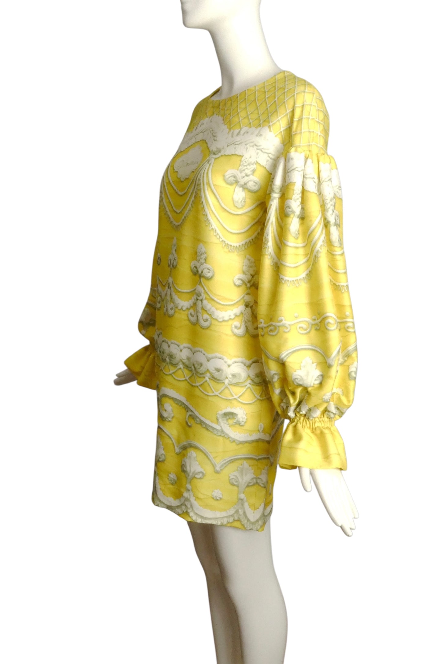 MOSCHINO COUTURE- NWT 2020 "Frosting" Print Dress, Size 2