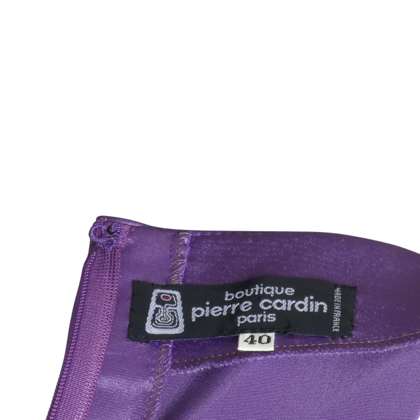 PIERRE CARDIN (HAUTE COUTURE)- 2011 Purple Charmeuse Gown, Size 6