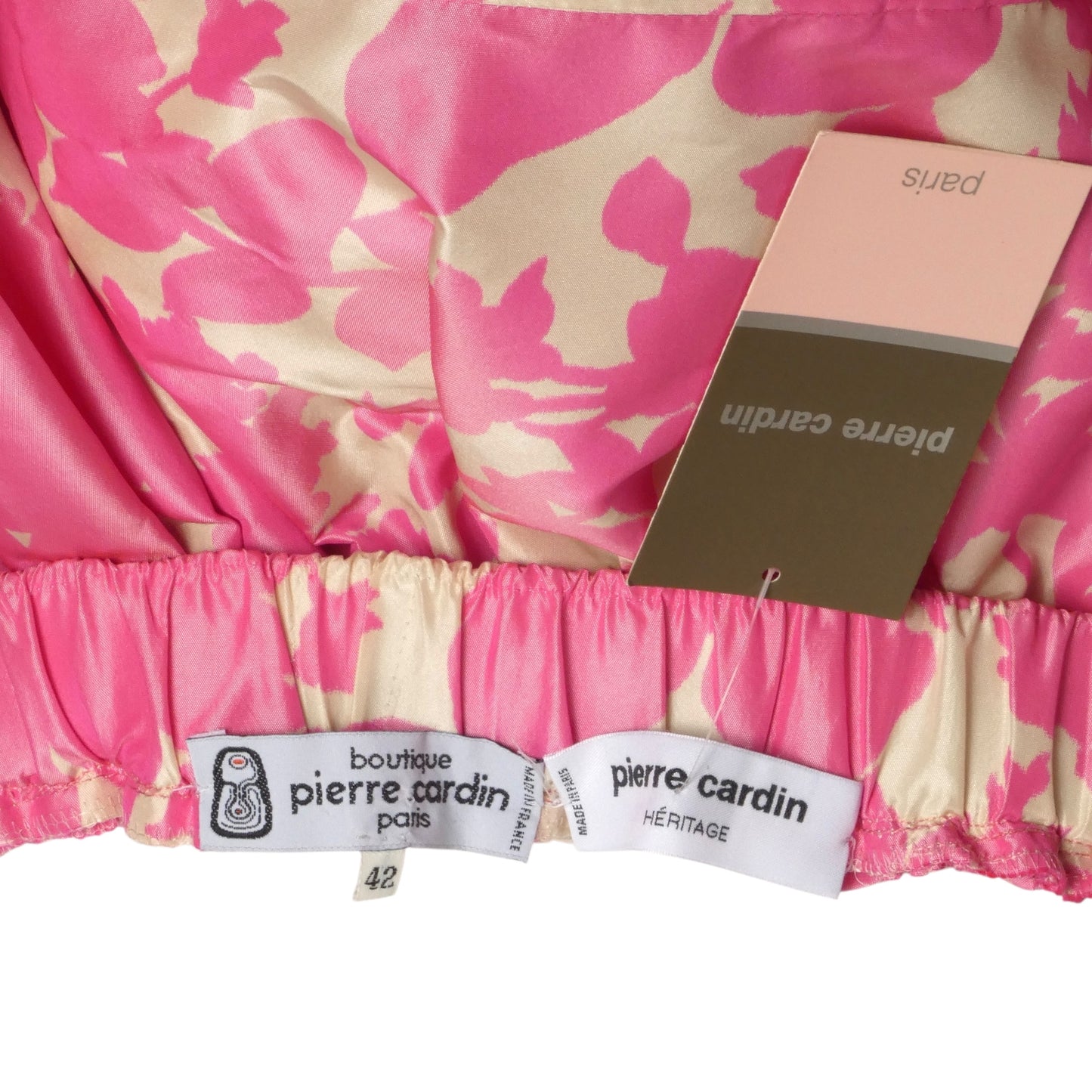 1994 Floral Print Taffeta Ball Skirt, Size 8