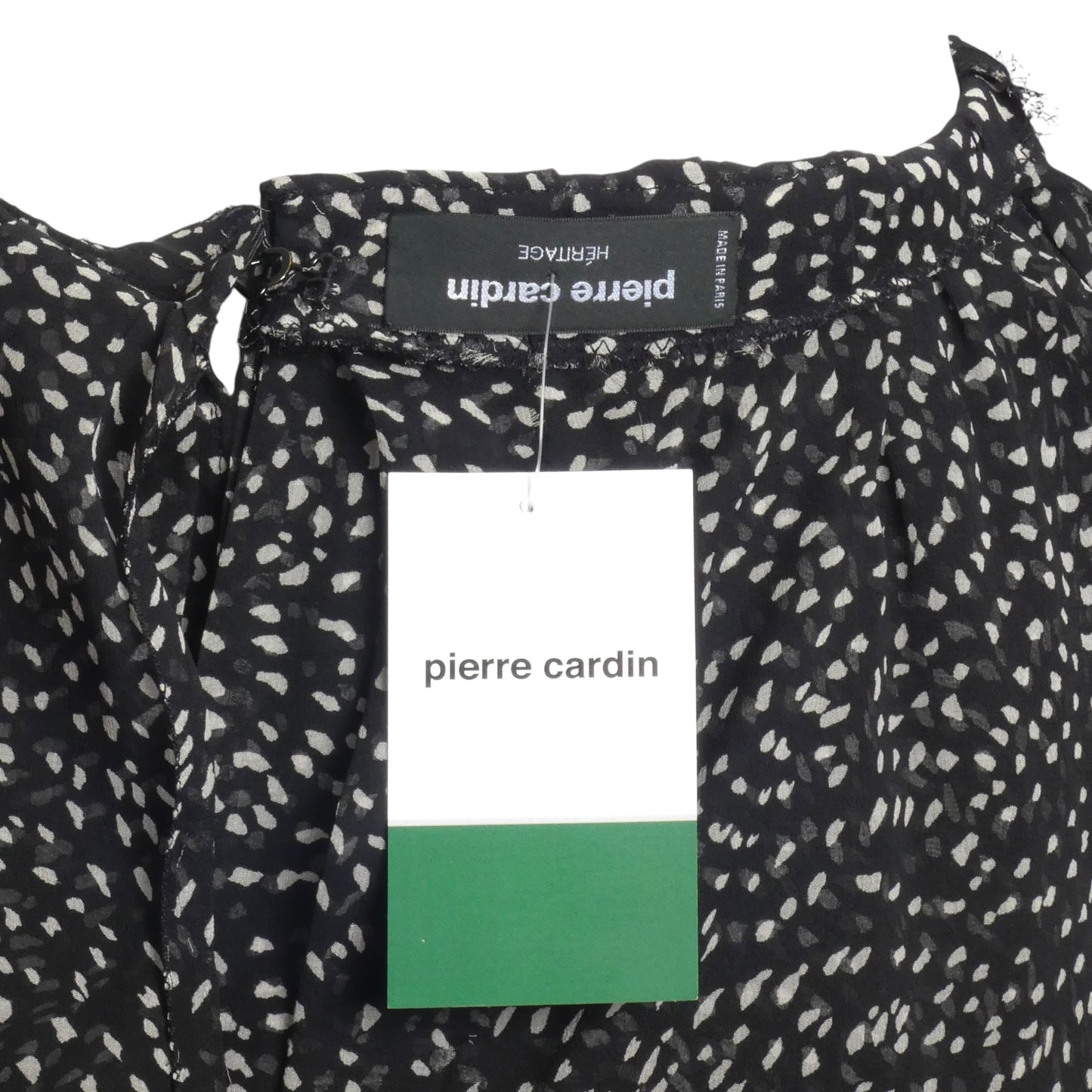 PIERRE CARDIN (HAUTE COUTURE)-1989 Print Chiffon Evening Gown, Size 4