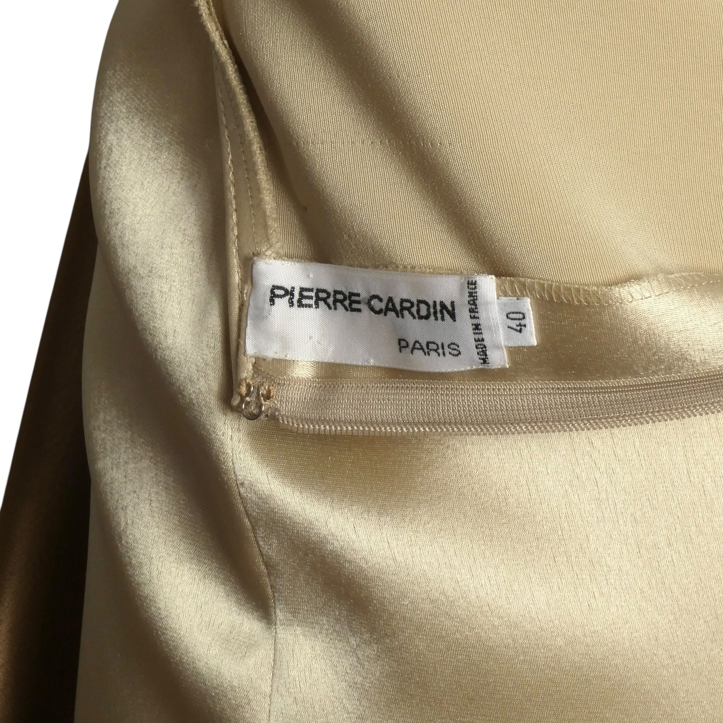 PIERRE CARDIN (HAUTE COUTURE)- 2012 Charmeuse Silk Evening Gown, Size 4