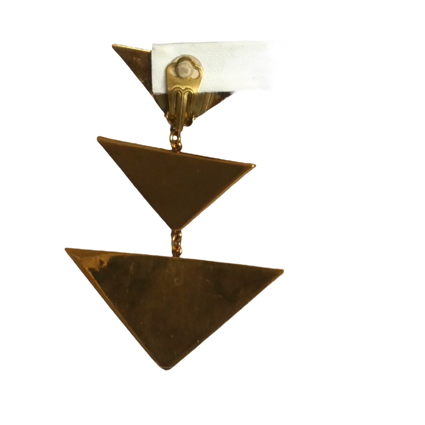 PIERRE CARDIN-1988 Gold Drop Earring