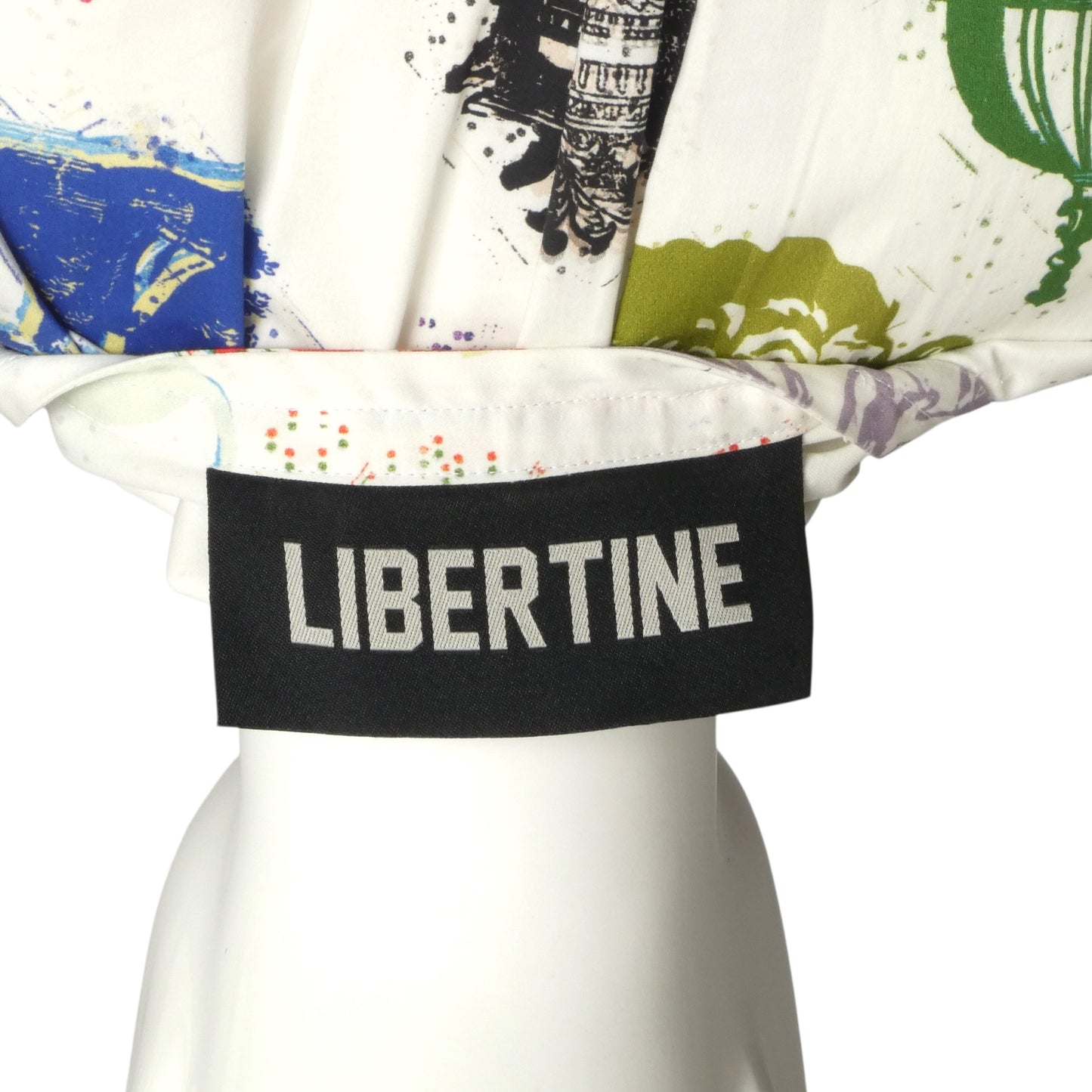 LIBERTINE- 2023 Printed Cotton Blouse, Size Large