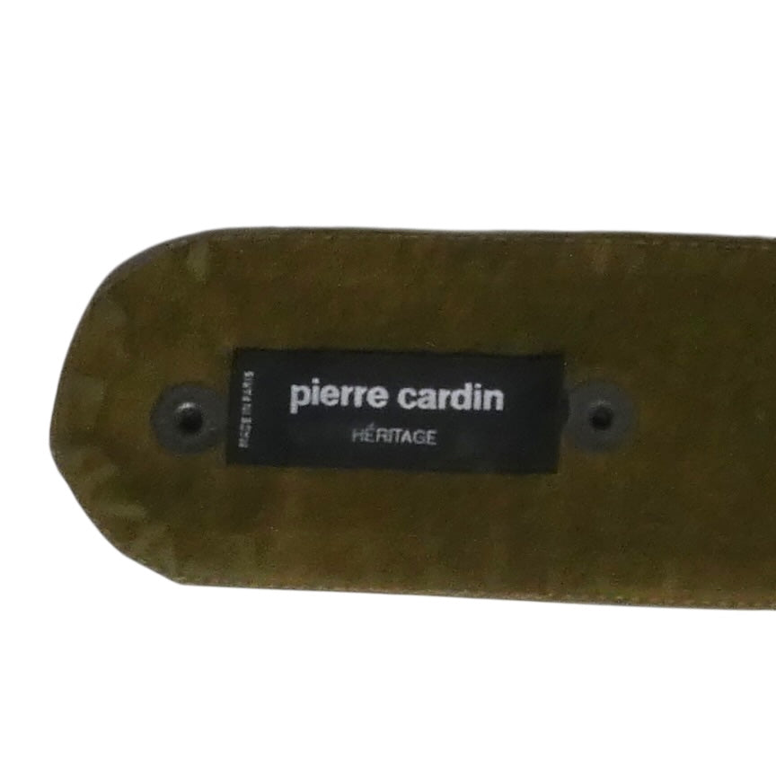 PIERRE CARDIN HERITAGE (HAUTE COUTURE)- 2002 Olive Sueded Belt, W-28"