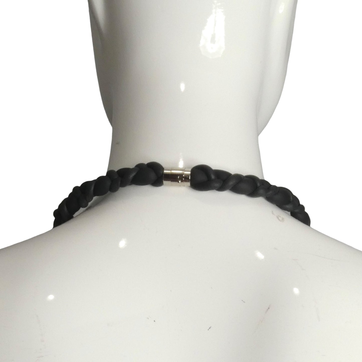 PIERRE CARDIN-1994 Metal Lions Head & Rubber Choker