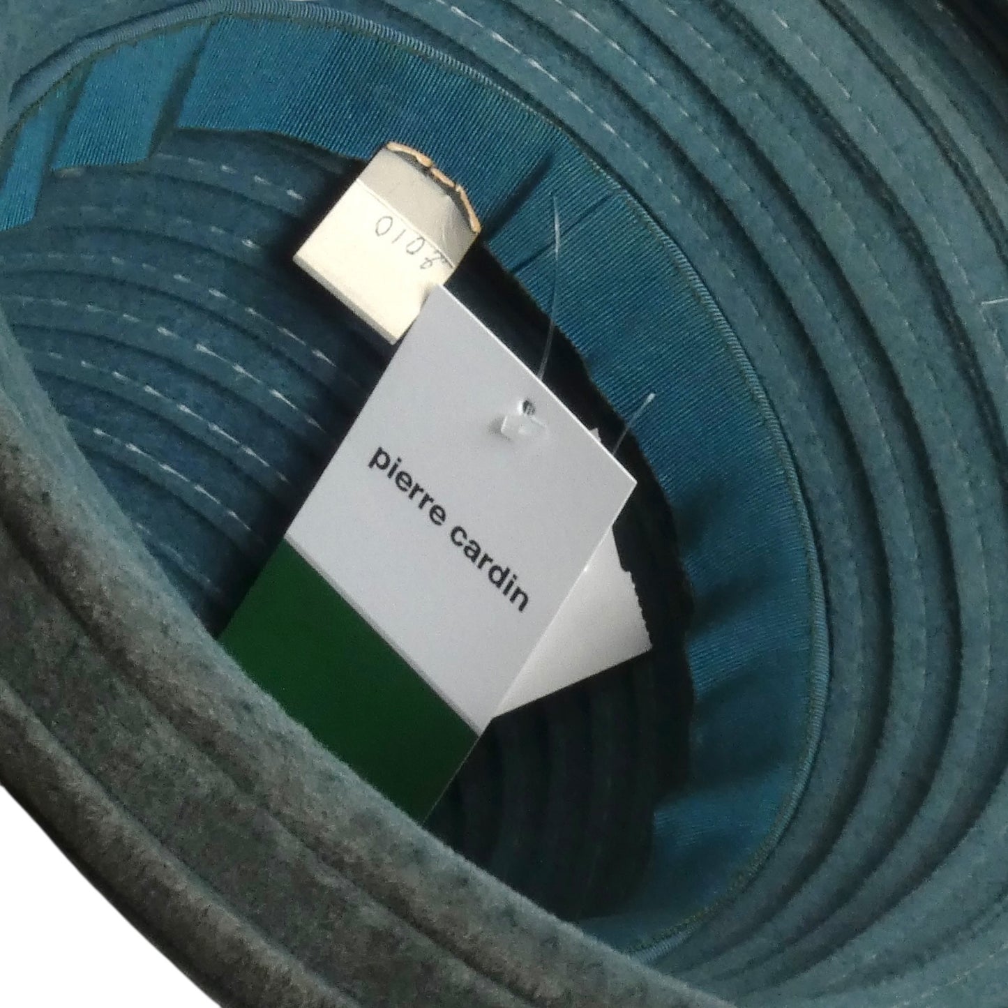 PIERRE CARDIN HERITAGE- 1986 Teal Wool Felt Hat