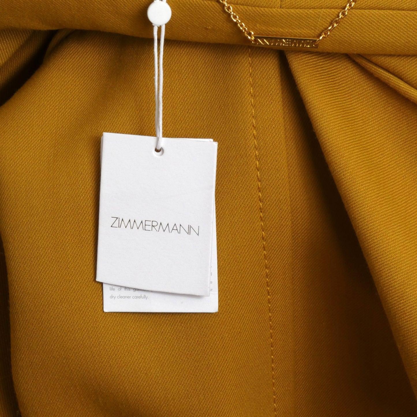 2022 NWT Mustard Wool Overcoat, Size 12