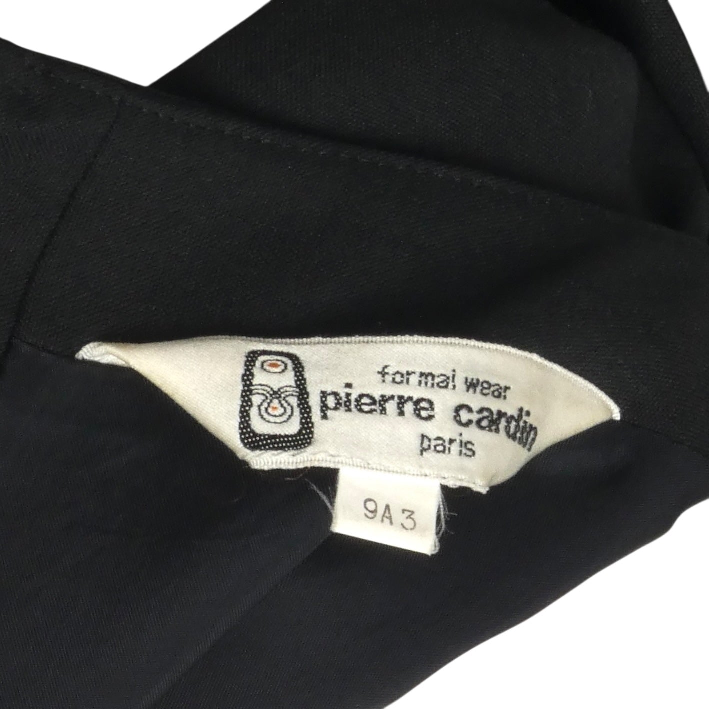 PIERRE CARDIN-1990s Black Shift Dress, Size 6