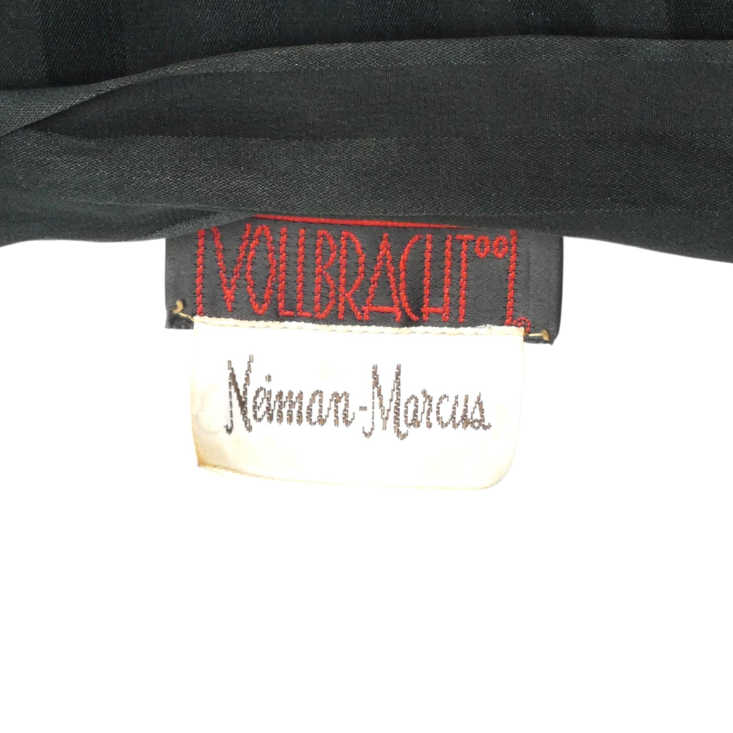 MICHAELE VOLLBRACHT- 1982 2pc Jacquard Skirt Ensemble, Size 8