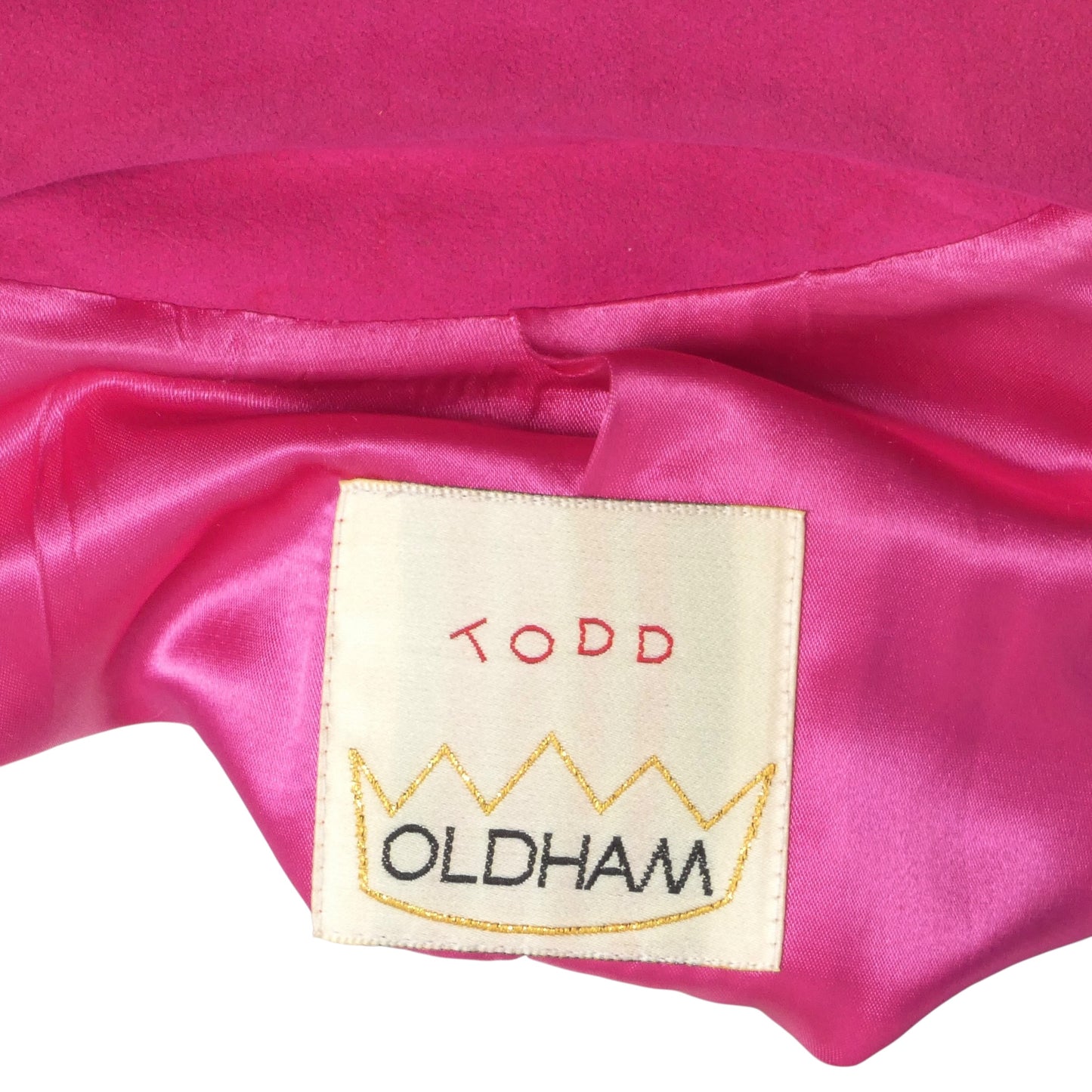 1990s Pink Sueded Coat, Size 14