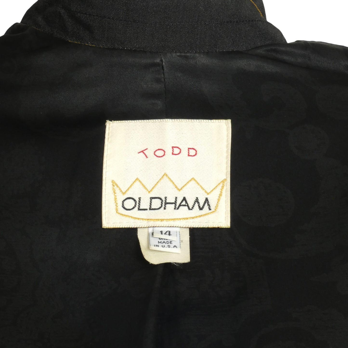 TODD OLDHAM- 1995 Pinstripe Double Breasted Blazer, Size 12