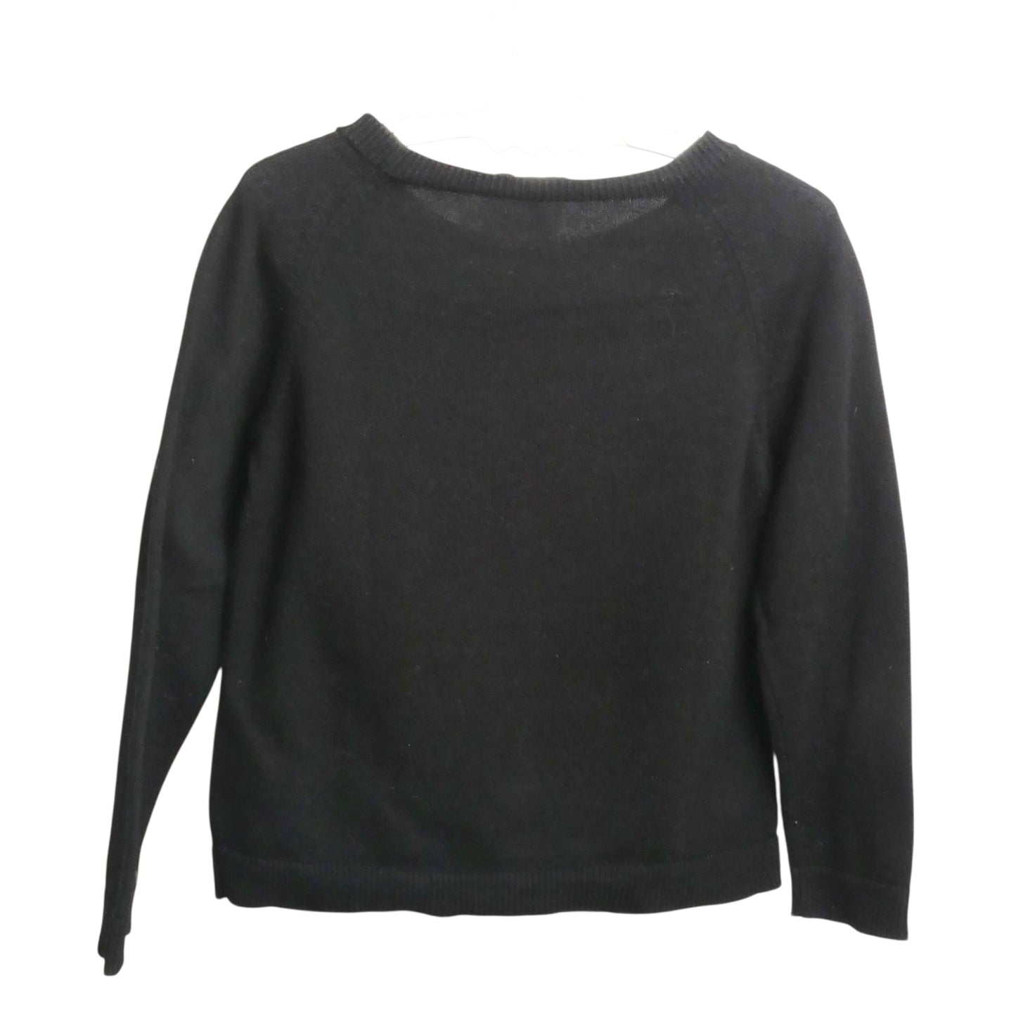Black Cotton Logo Sweater, Size 5