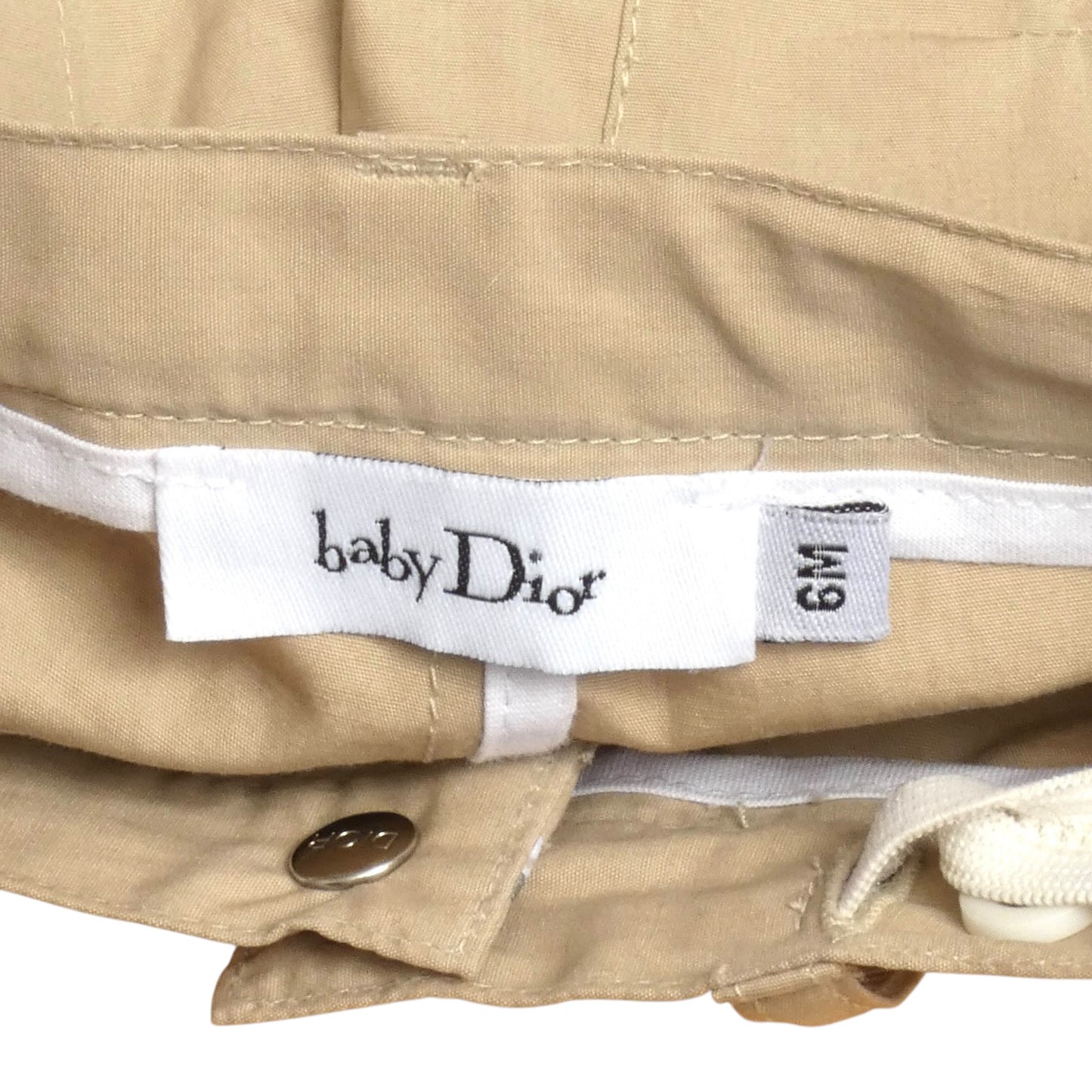 Khaki Cotton Shorts, Size 6 Months