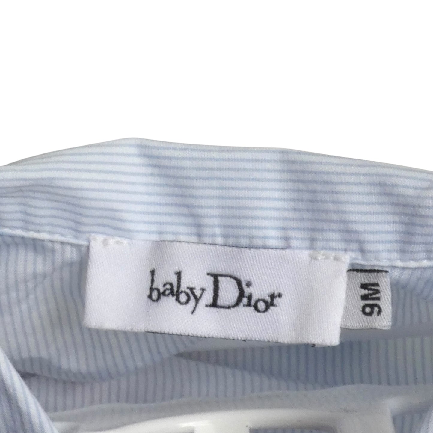 Striped Cotton L/S Shirt, Size 9 Months