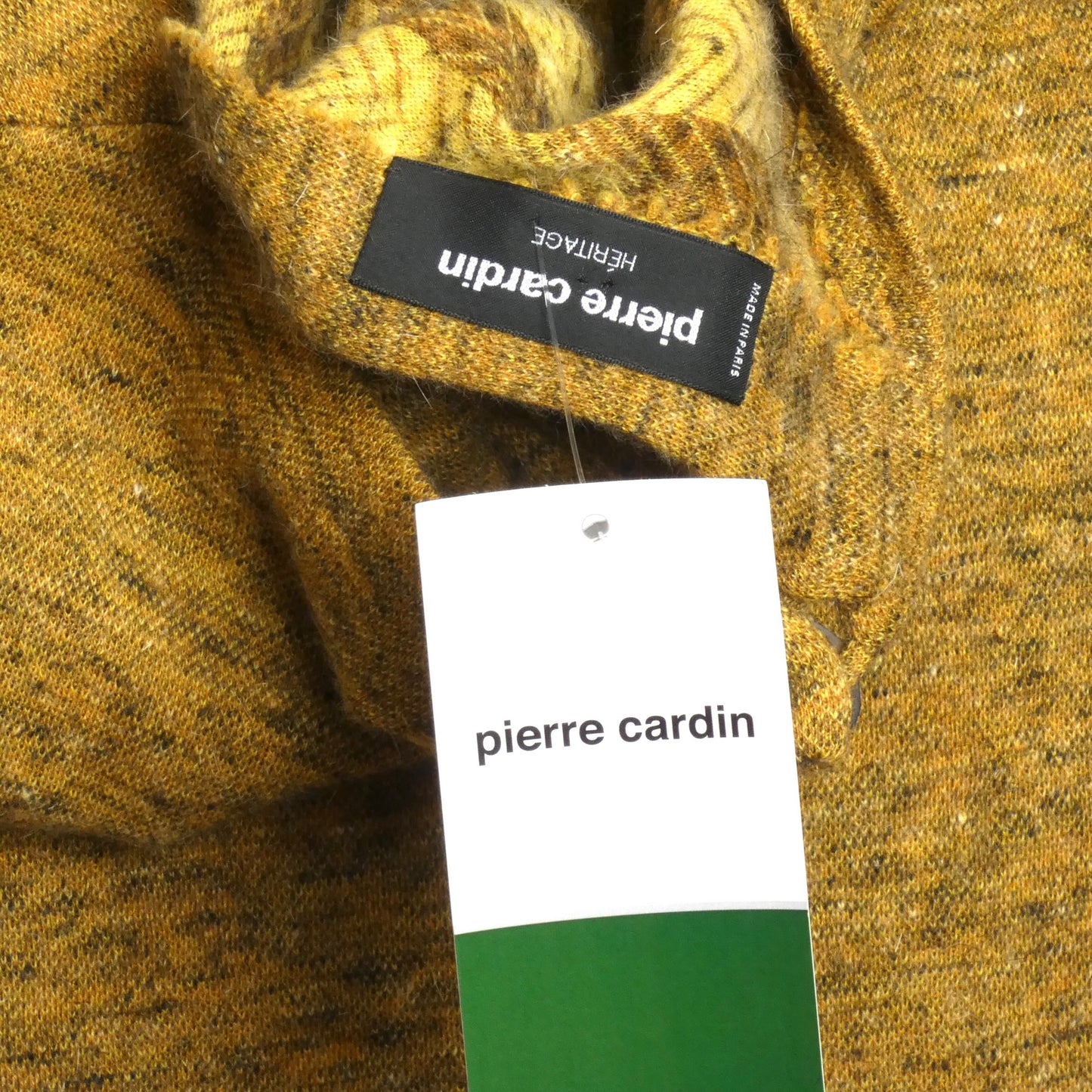 1970s Yellow Wool Knit Dress, Size 8