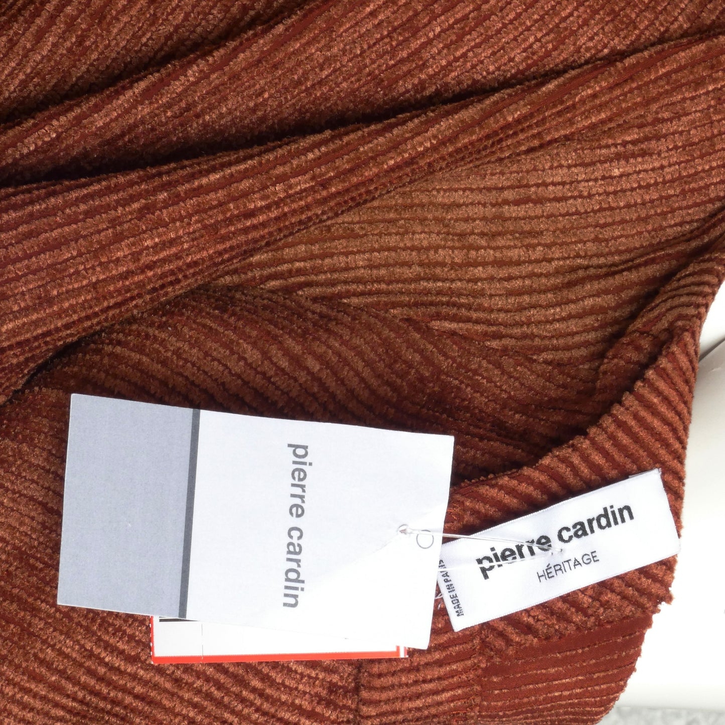 1980s 2pc Rust Knit Fur Trimmed Ensemble, Size 10