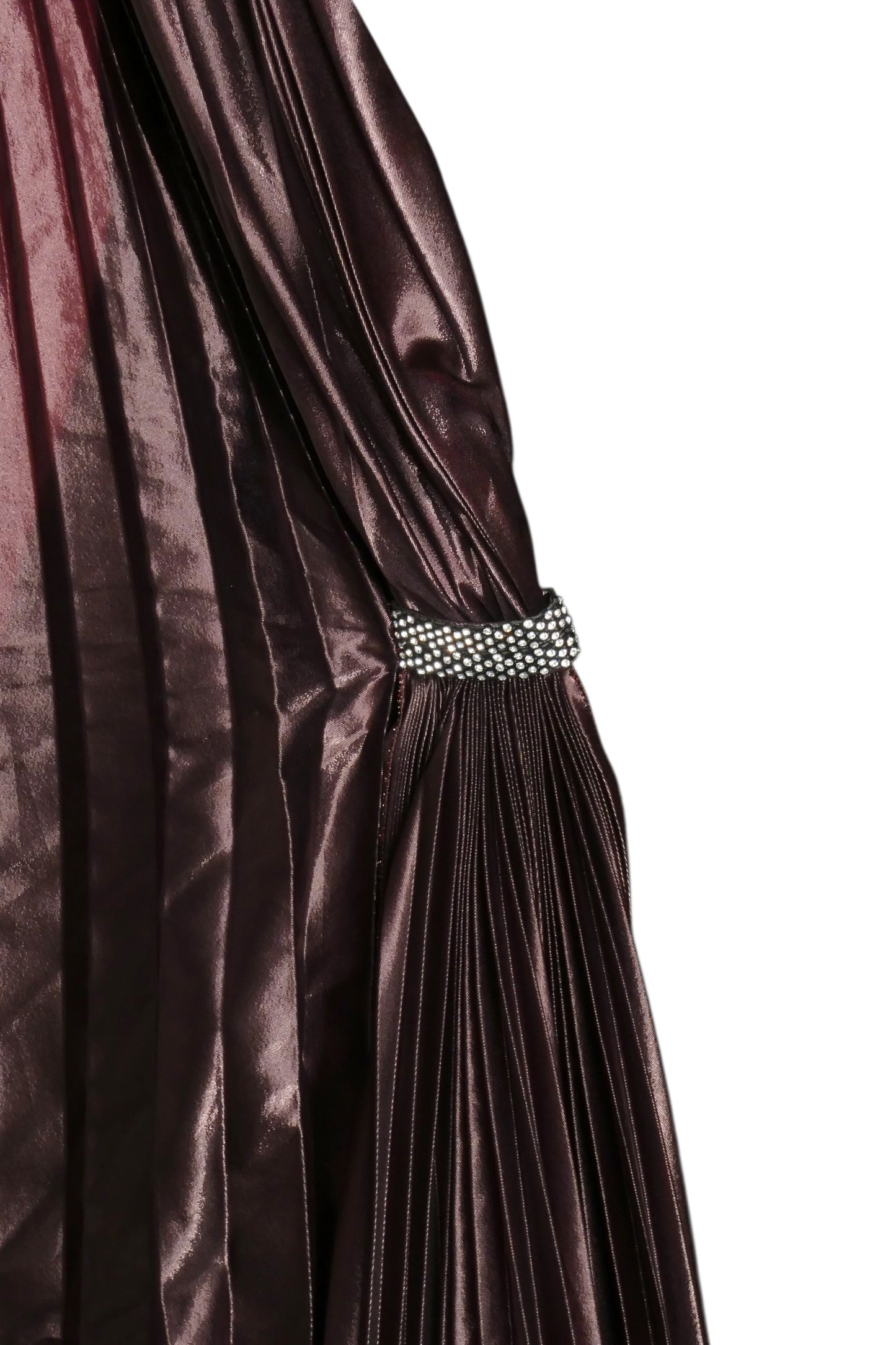 1991 Purple Velvet & Lamé Gown, Size 6