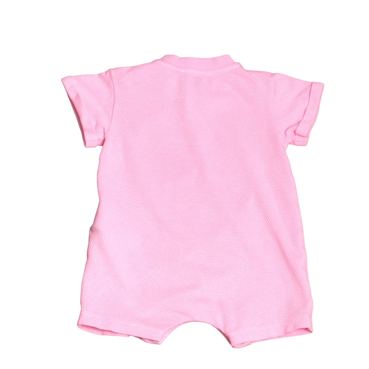 MOSCHINO BABY - 2023 Pink Cotton Pique Onesie, Size 3-6 Months