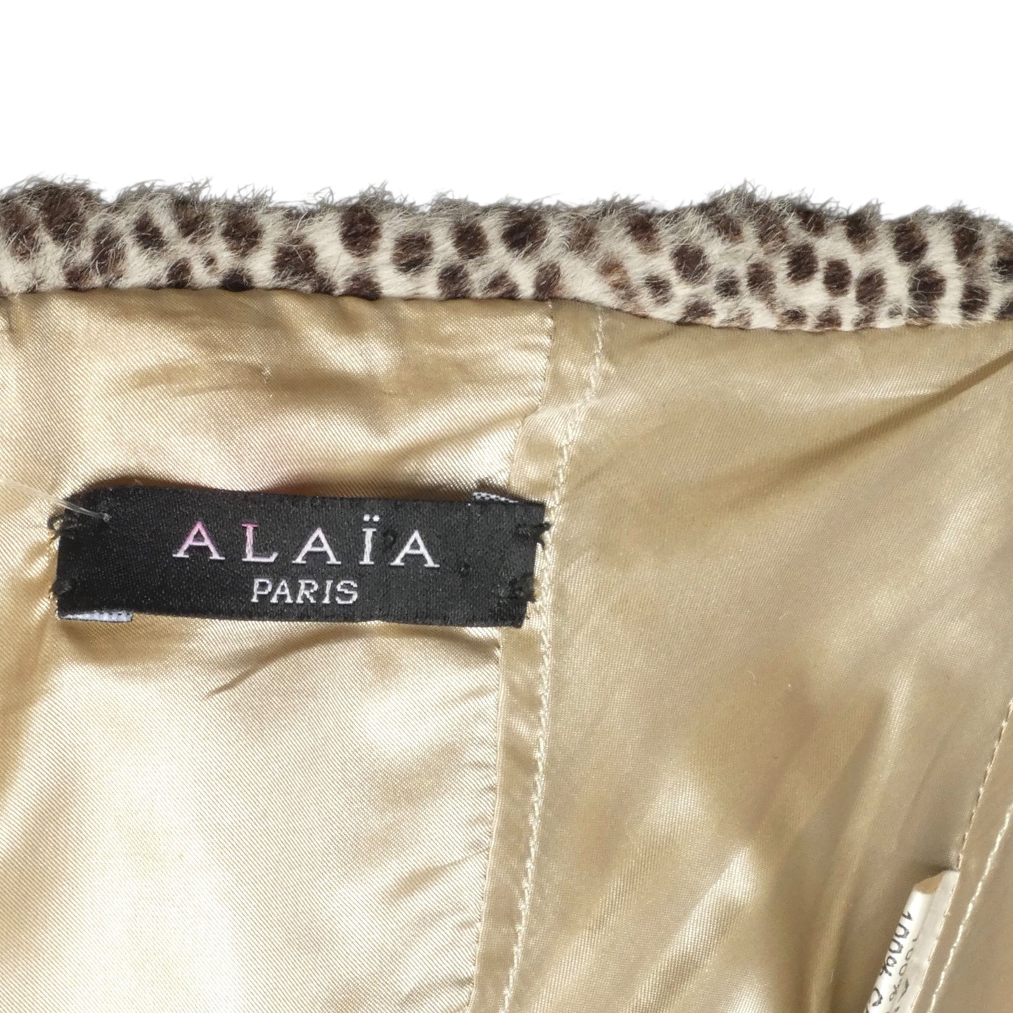 1990s Calfskin Skirt, Size 6