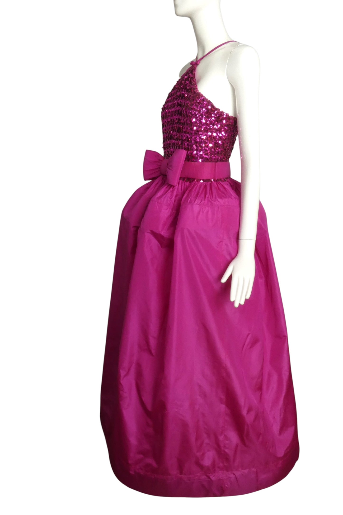 1999 Sequin & Taffeta Gown, Size-6