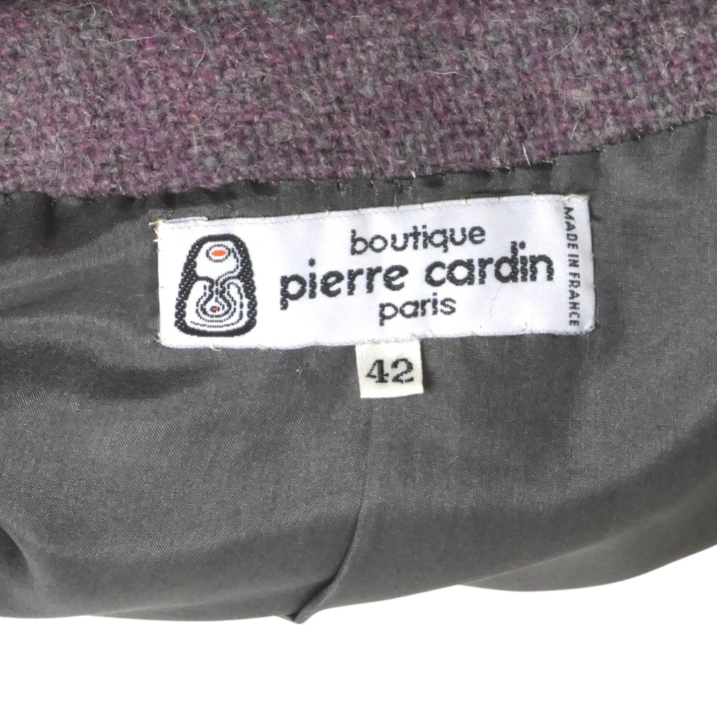 1984 Haute Couture Wool Blazer, Size 8