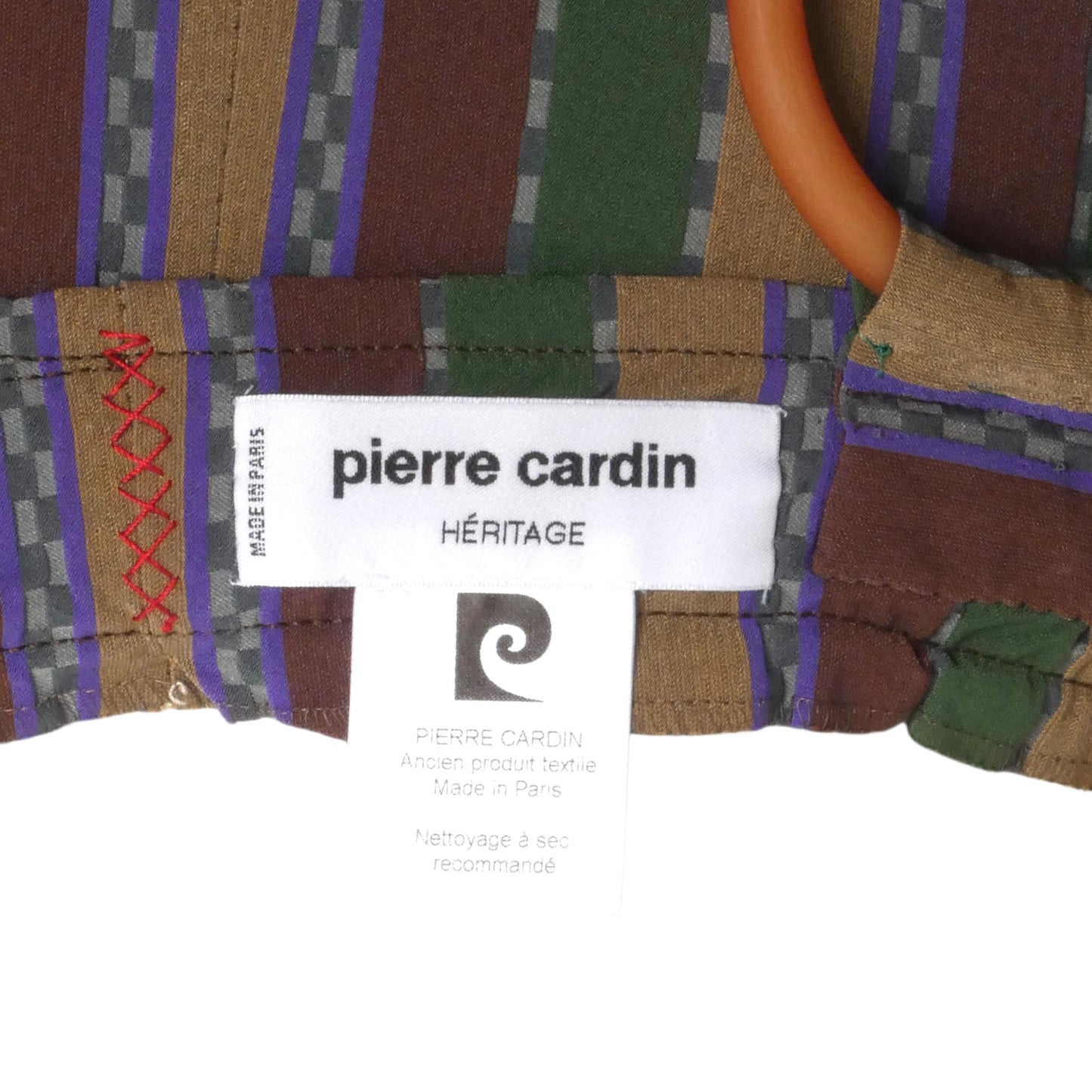 PIERRE CARDIN - 2003 Striped Knit Suspender Shorts, Size 8