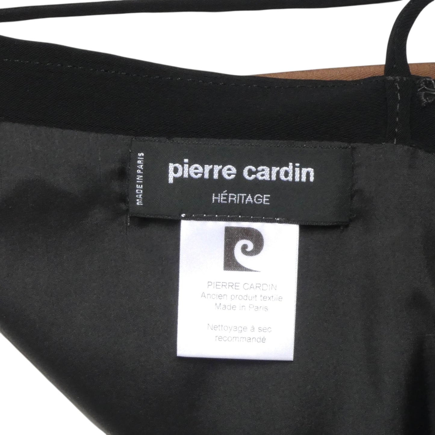 1990s Haute Couture Crepe Fabric Block Dress, Size-4