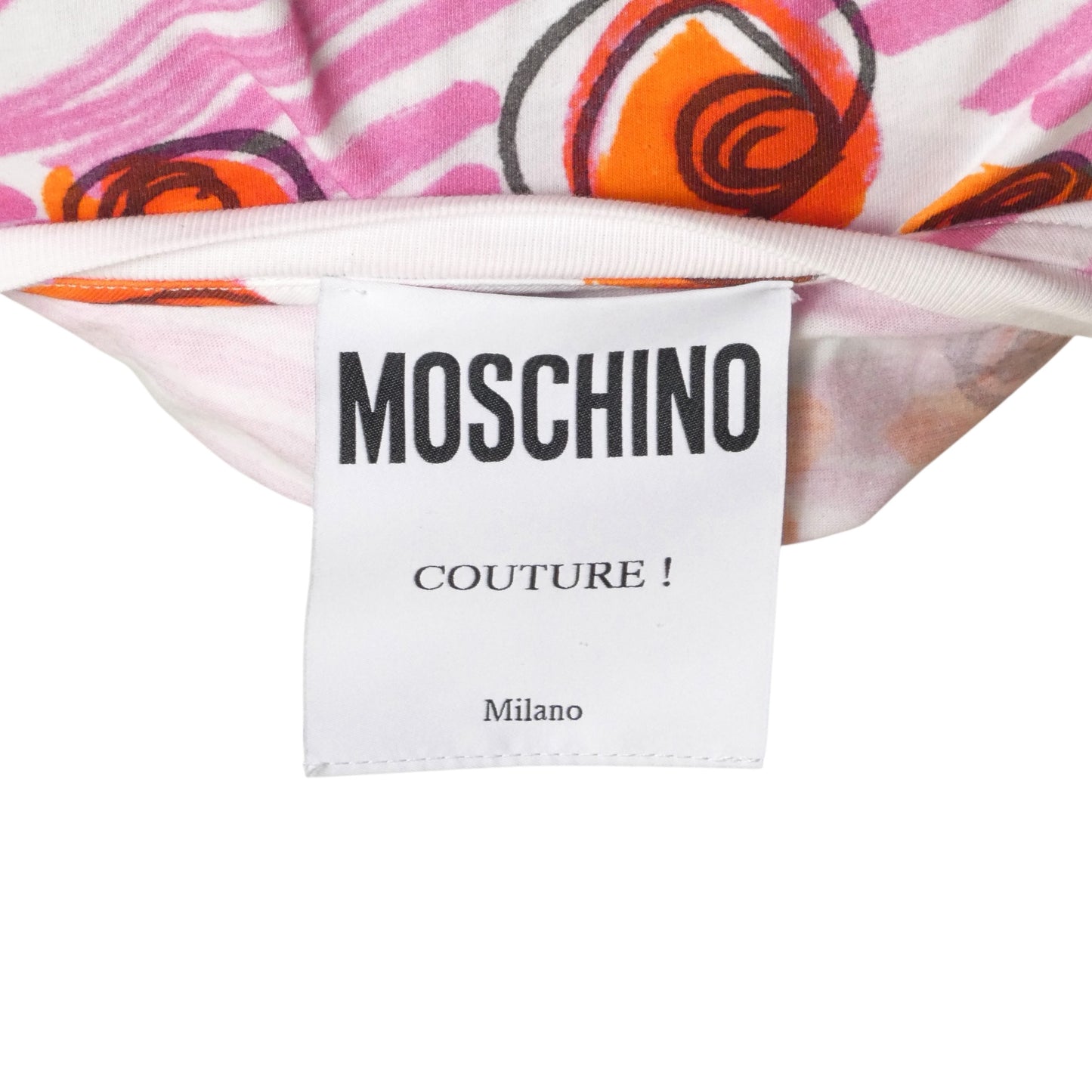 MOSCHINO COUTURE! - 2019 Cotton Print T-Shirt Dress, Size 8