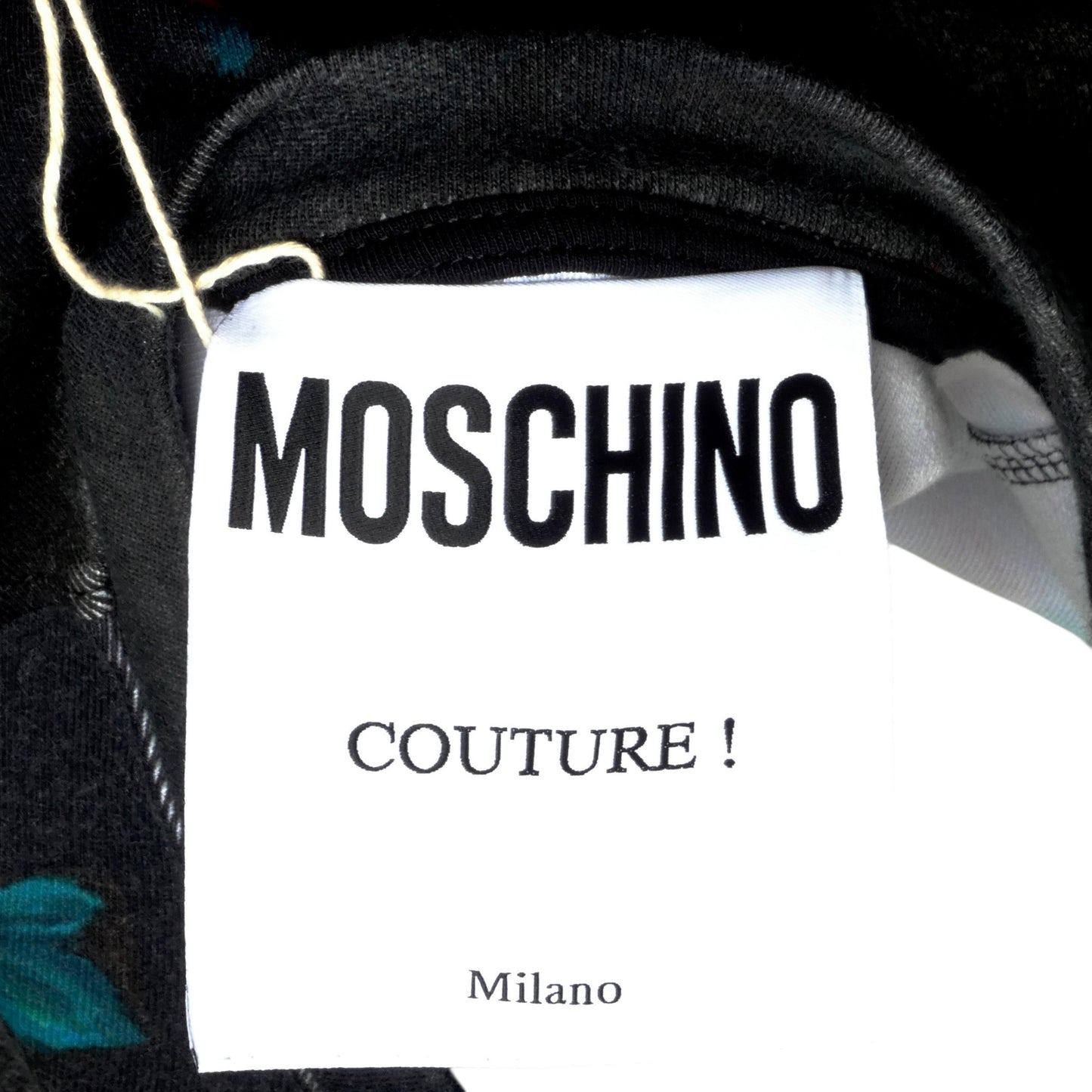 MOSCHINO COUTURE! - 2021 NWT Printed Knit Shift Dress, Size-4