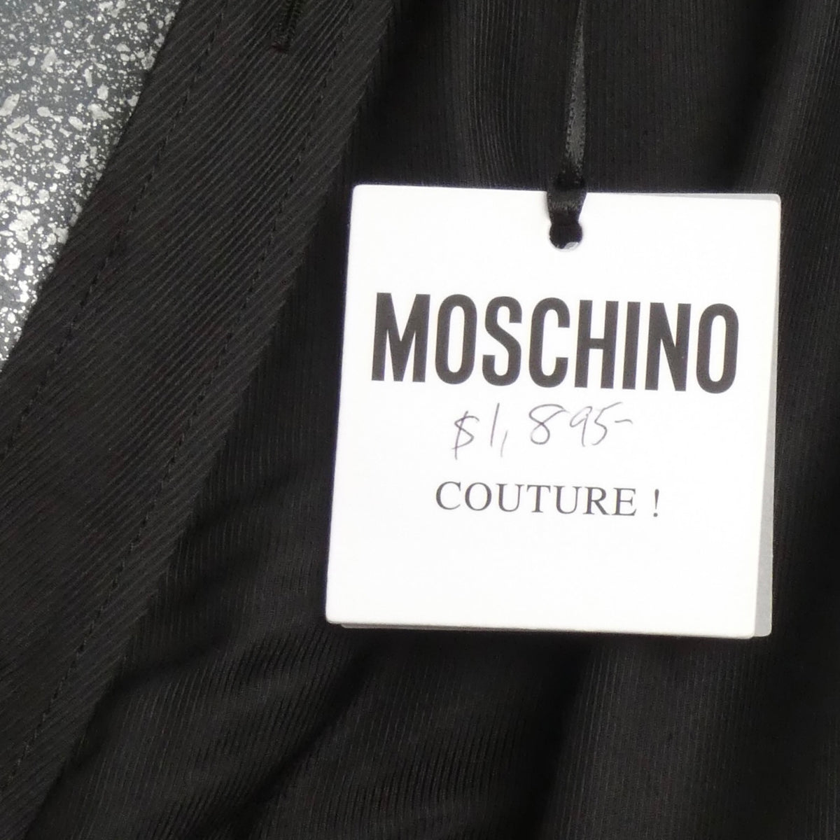 MOSCHINO COUTURE! - R2025 Black One Shoulder Maxi Dress, Multiple Sizes Available