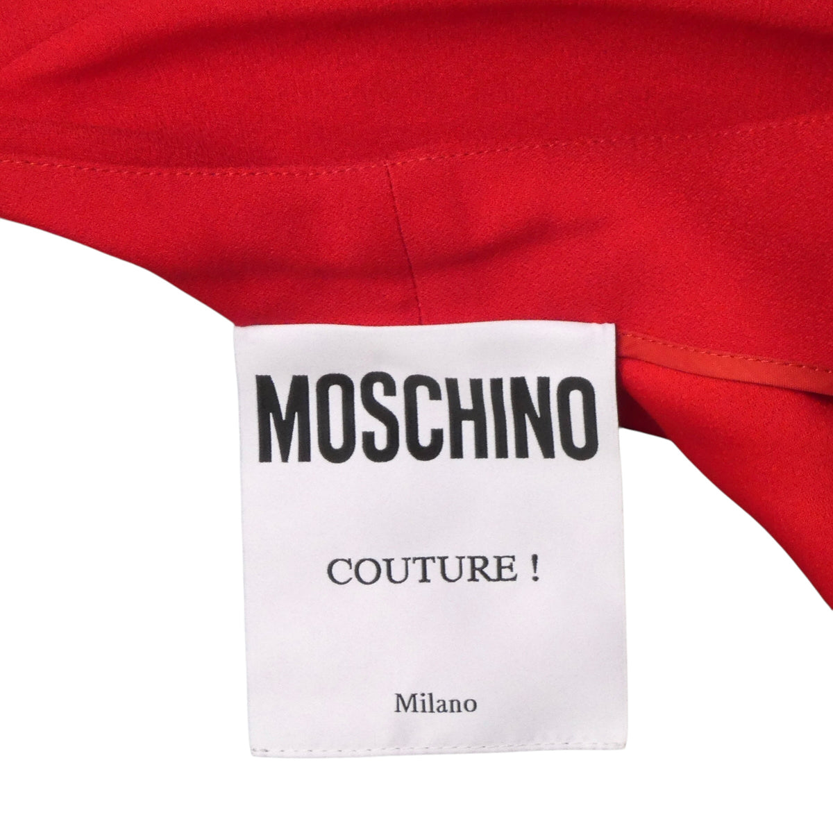 MOSCHINO COUTURE! - R2024 Red Crepe Chain Jumpsuit, Multiple Items Available