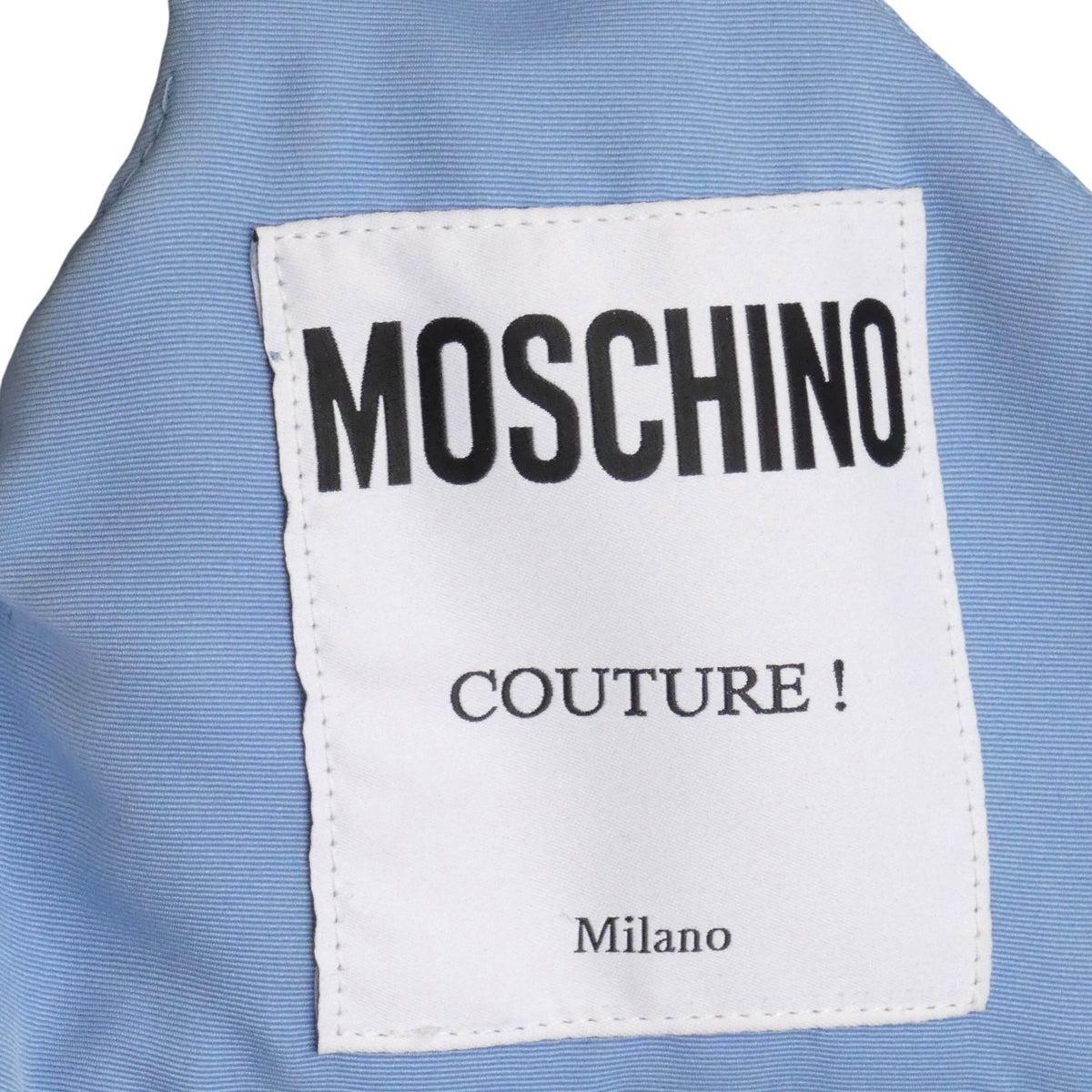 MOSCHINO COUTURE! - 2021 Blue Tulle Corset Top, Size-6