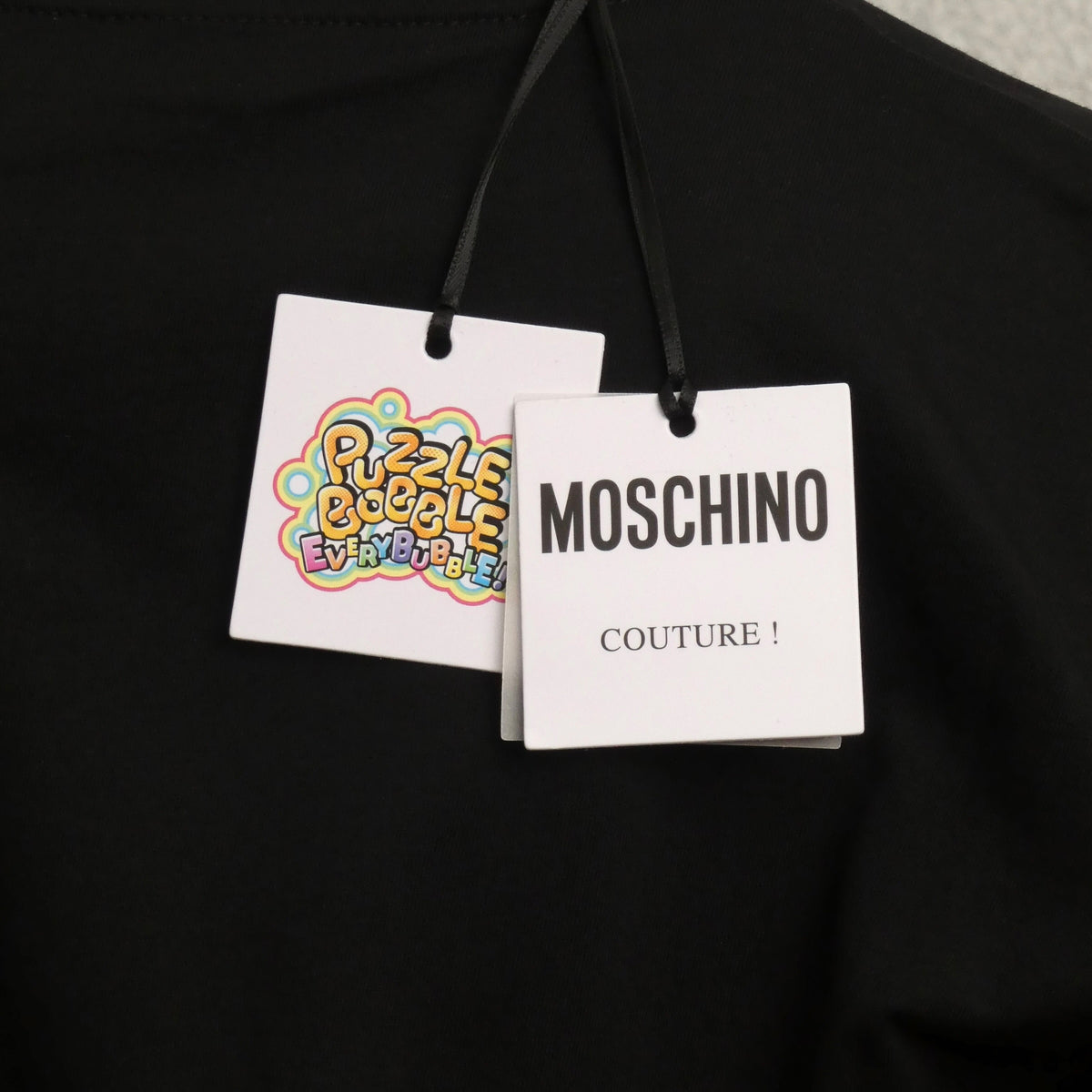 MOSCHINO COUTURE! - 2024 NWT Puzzle Bobble T-Shirt, Size-XSmall