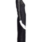 MR BLACKWELL- 1960s Black Voided Velvet Gown, Size-6