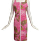 OSCAR DE LA RENTA- Multi Color Cotton Print Dress, Size-10