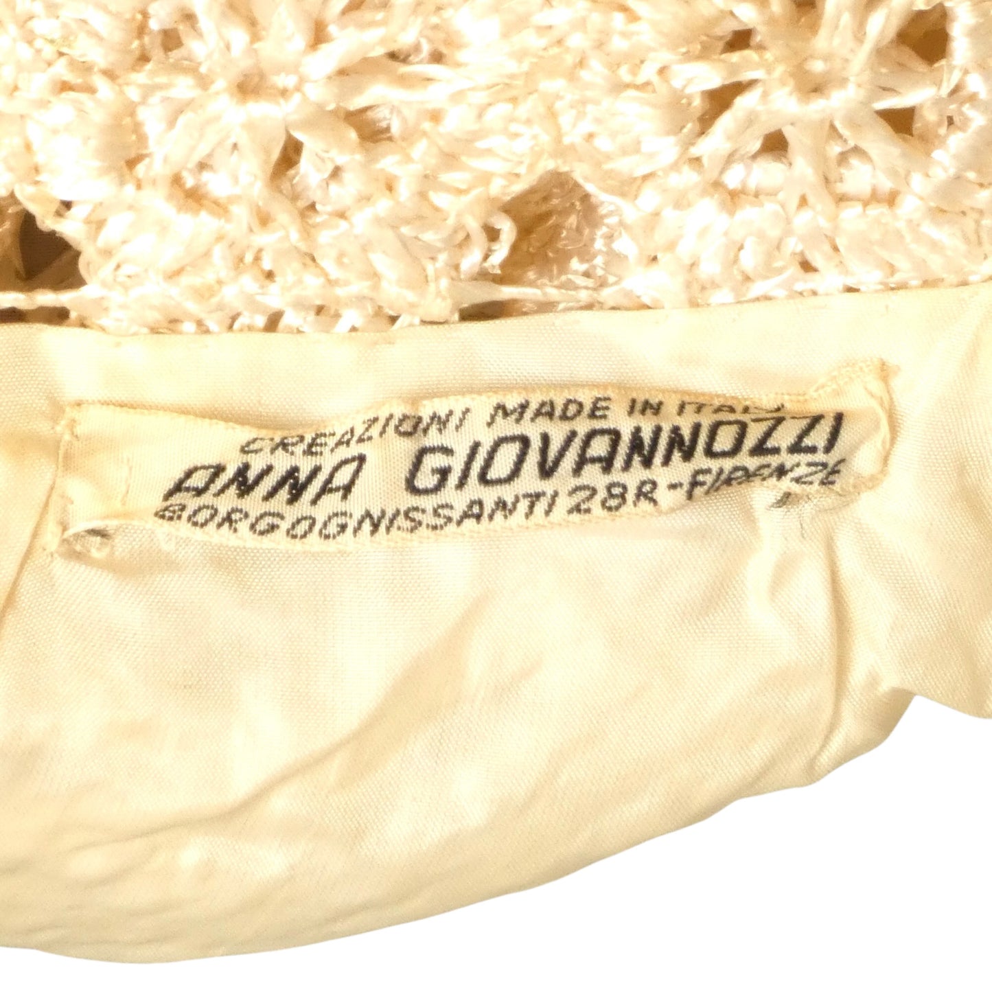 ANNA GIOVANNOZZI - 1960s Ivory Raffia Woven Jacket, Size-2