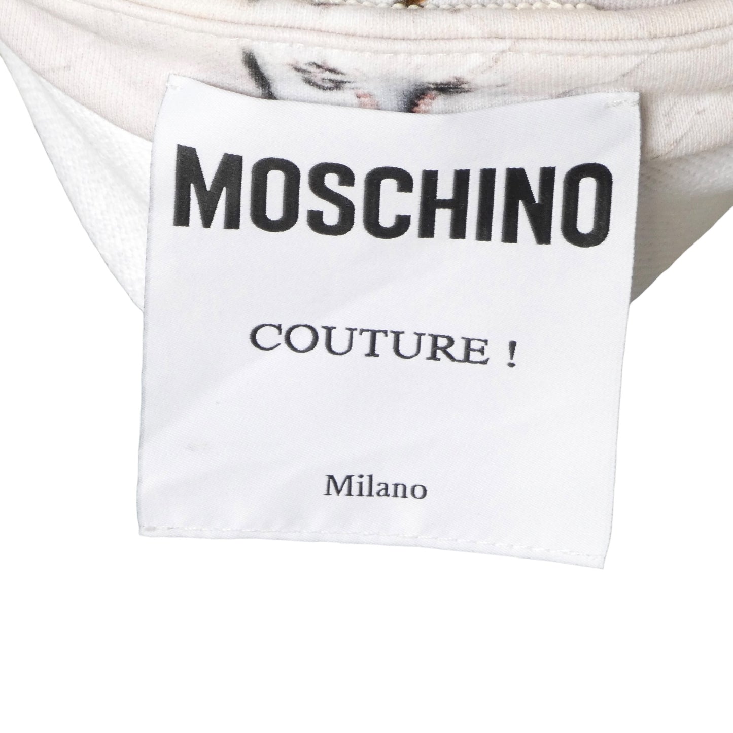 MOSCHINO COUTURE! - 2021 Trompe L'œil Sweatshirt, Size 2