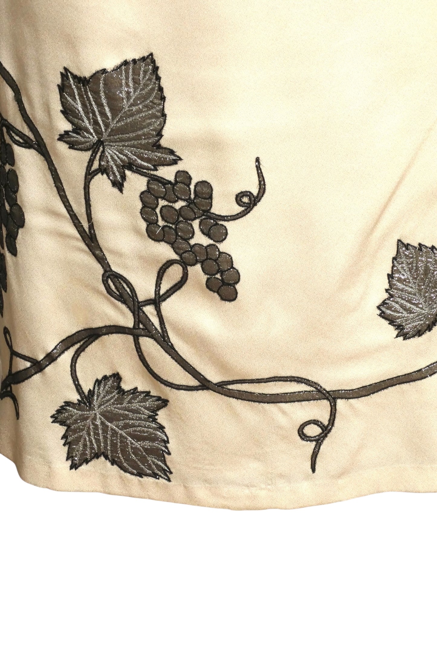 ALEXANDER MCQUEEN- 2007 Embroidered Silk Dress, Size 8