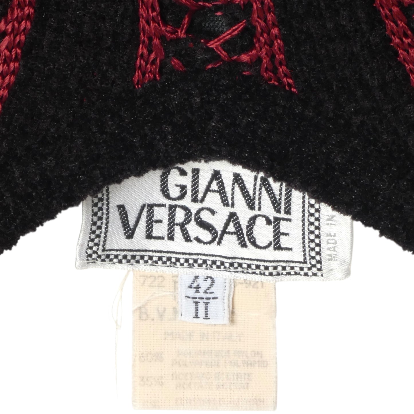 GIANNI VERSACE- 1990s Chenille Knitted Evening Dress, Size-8