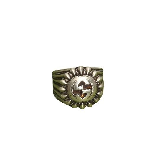 GUCCI- NWT Silver Interlocking "GG" Ring, Multiple Sizes Available
