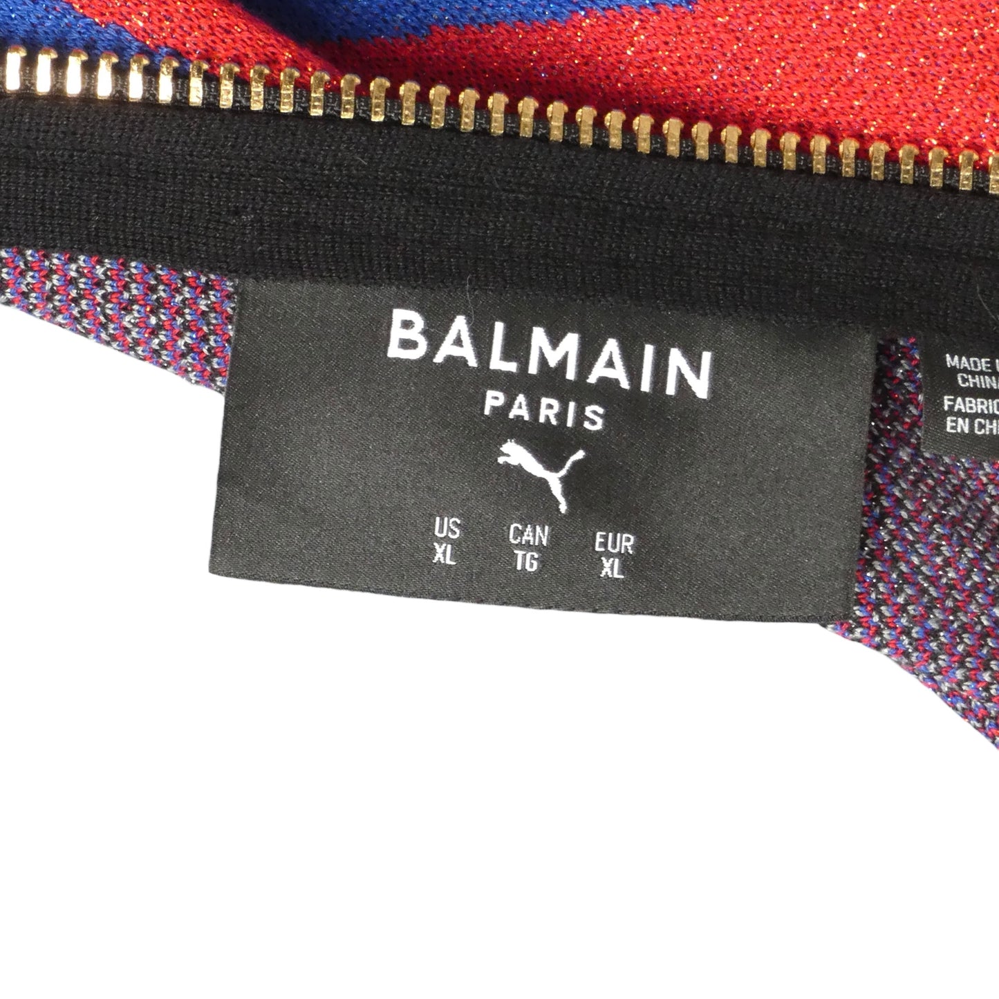 BALMAIN X PUMA - 2019 Multi Color Knit Dress, Size XLarge