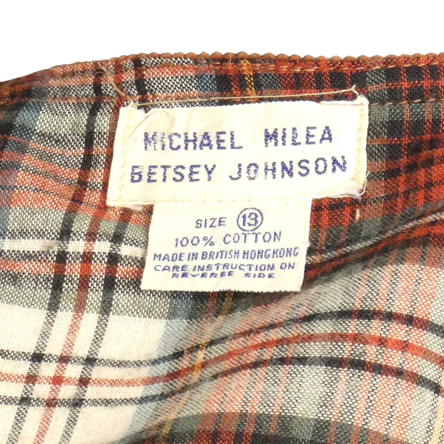 BETSEY JOHNSON & MICHAEL MILEA - 1970s Brown Corduroy Ensemble, Size-6