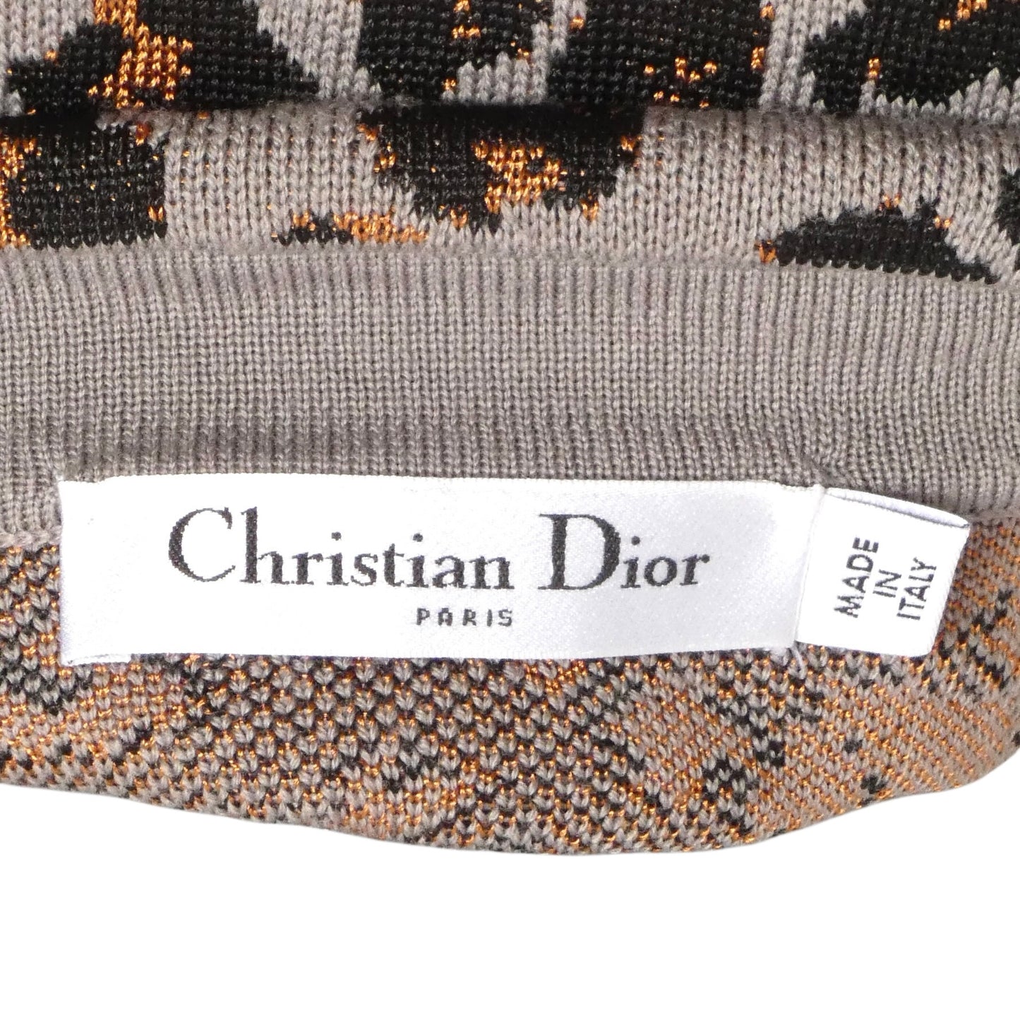 CHRISTIAN DIOR - 2016 Spotted Knit Dress, Size-10