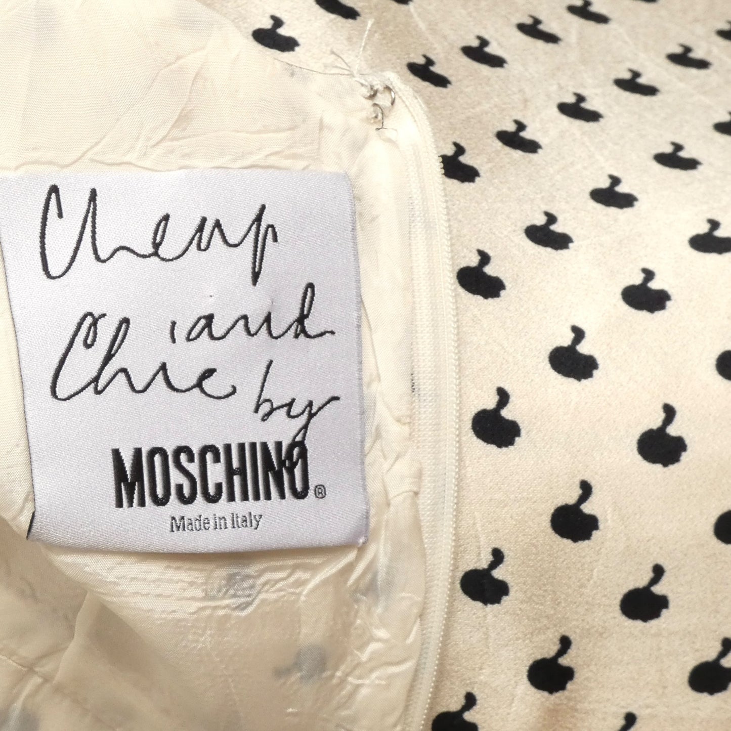 MOSCHINO CHEAP & CHIC - 1990s Olive Oyl Dress, Size 2